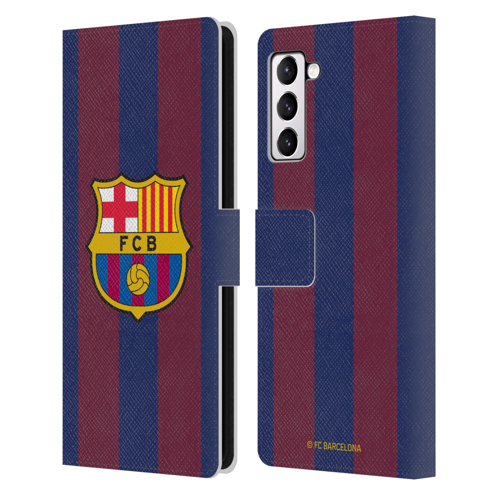 Pouzdro na mobil Samsung Galaxy S21+ 5G  - HEAD CASE - FC Barcelona - Dres domácí 23/24