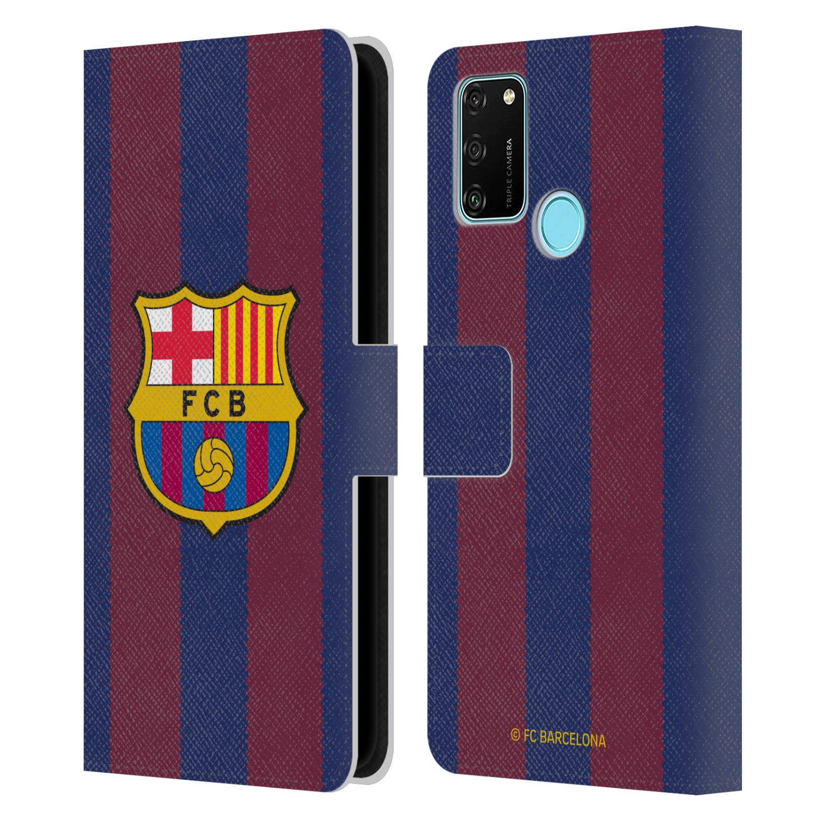 Pouzdro na mobil Honor 9A - HEAD CASE - FC Barcelona - Dres domácí 23/24