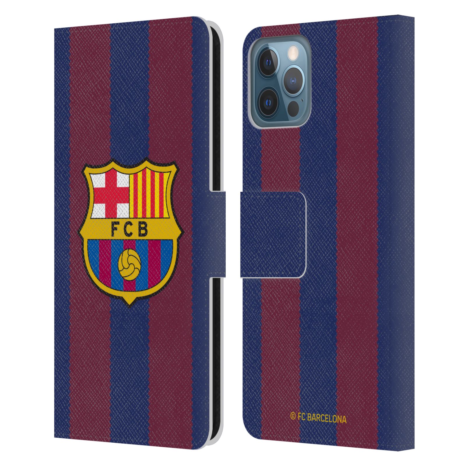 Pouzdro na mobil Apple Iphone 12 / 12 Pro - HEAD CASE - FC Barcelona - Dres domácí 23/24