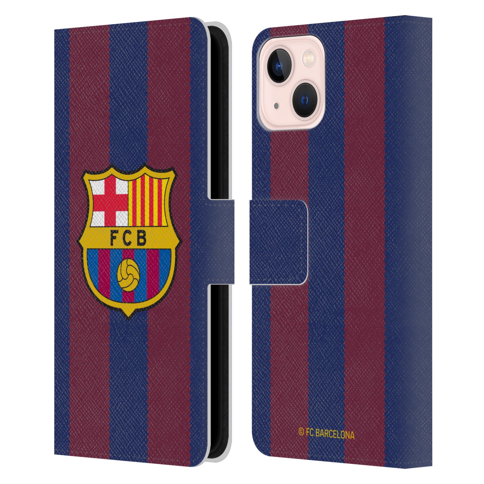 Pouzdro na mobil Apple Iphone 13 - HEAD CASE - FC Barcelona - Dres domácí 23/24