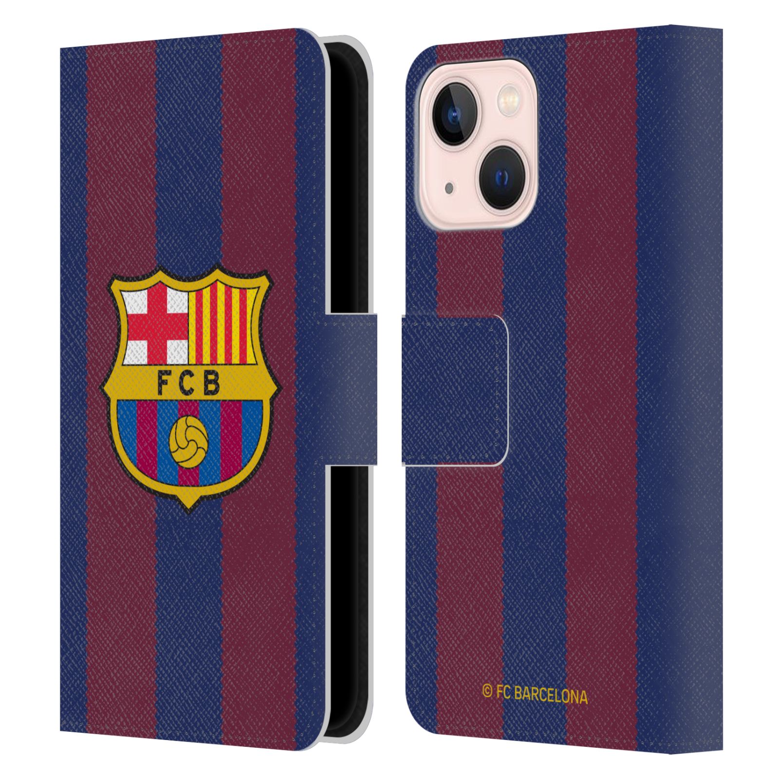 Pouzdro na mobil Apple Iphone 13 MINI - HEAD CASE - FC Barcelona - Dres domácí 23/24