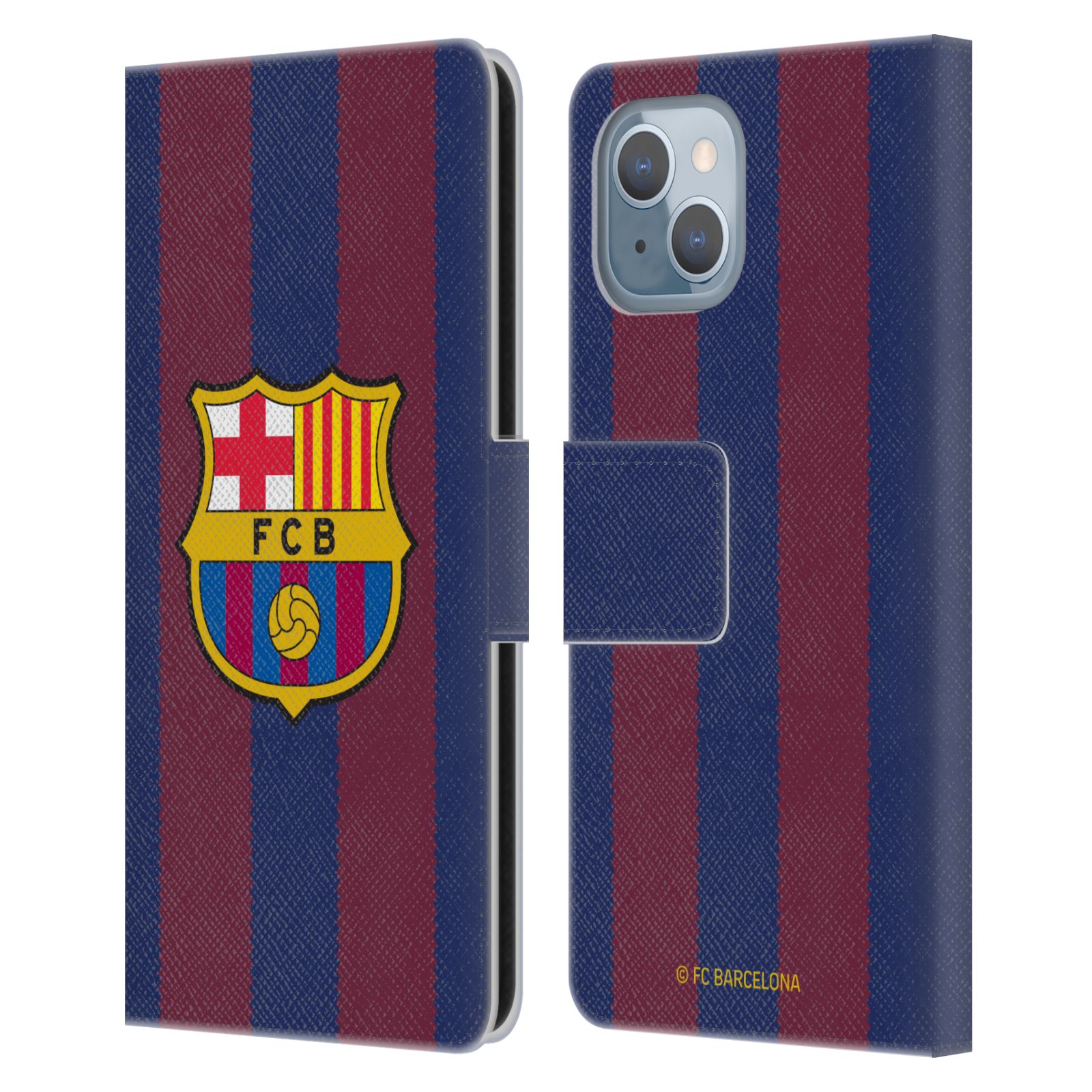 Pouzdro na mobil Apple Iphone 14 - HEAD CASE - FC Barcelona - Dres domácí 23/24