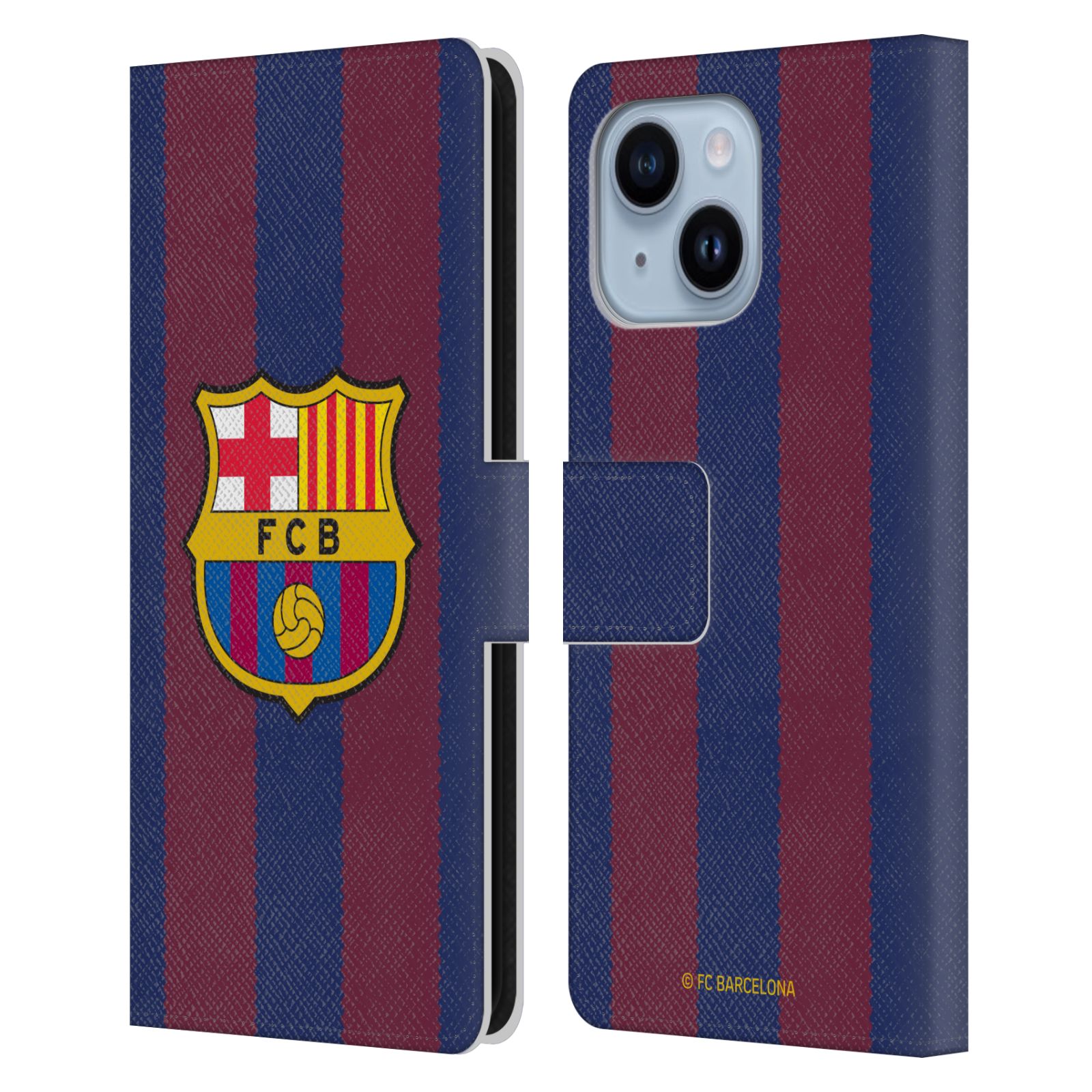 Pouzdro na mobil Apple Iphone 14 PLUS - HEAD CASE - FC Barcelona - Dres domácí 23/24