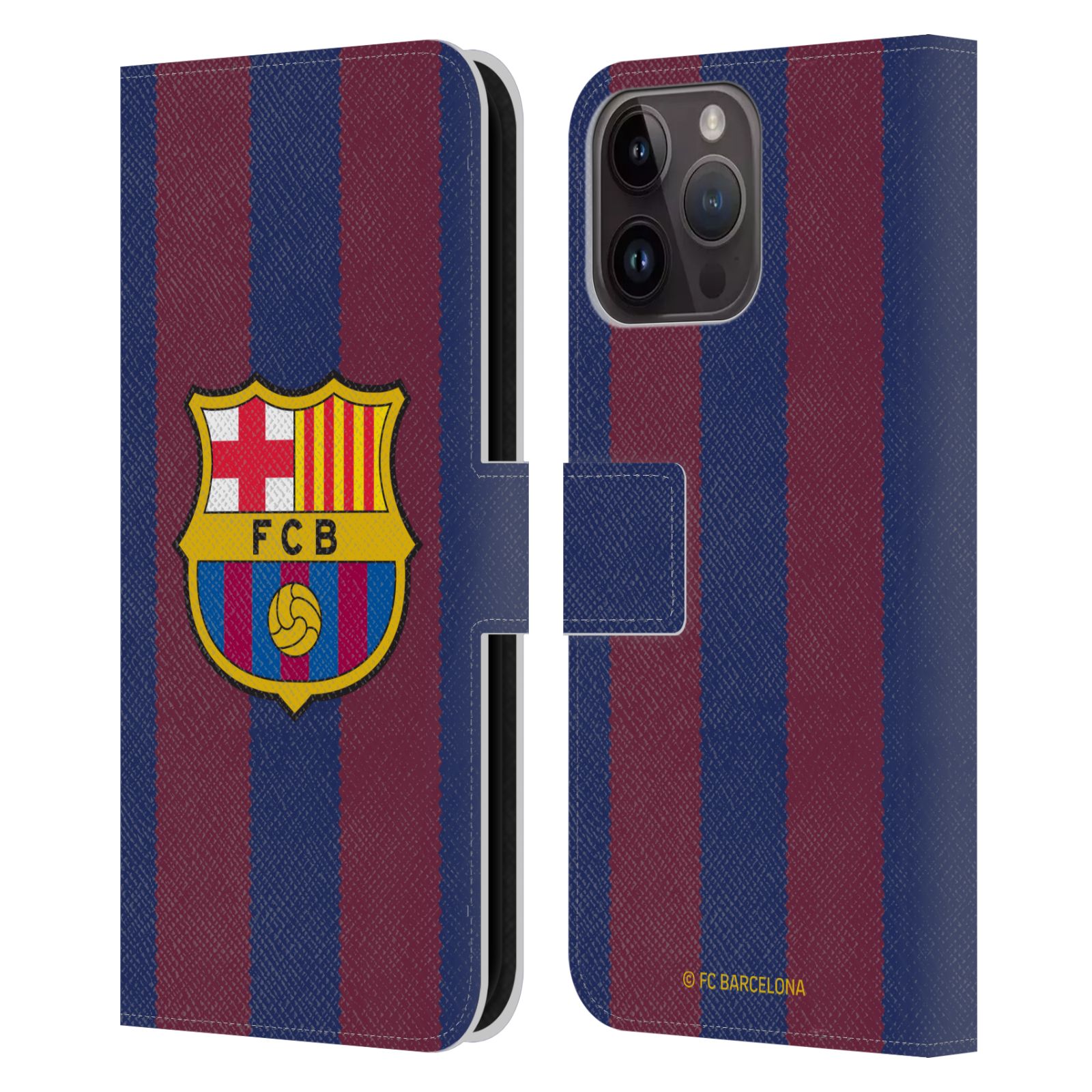 Pouzdro na mobil Apple Iphone 15 PRO MAX - HEAD CASE - FC Barcelona - Dres domácí 23/24