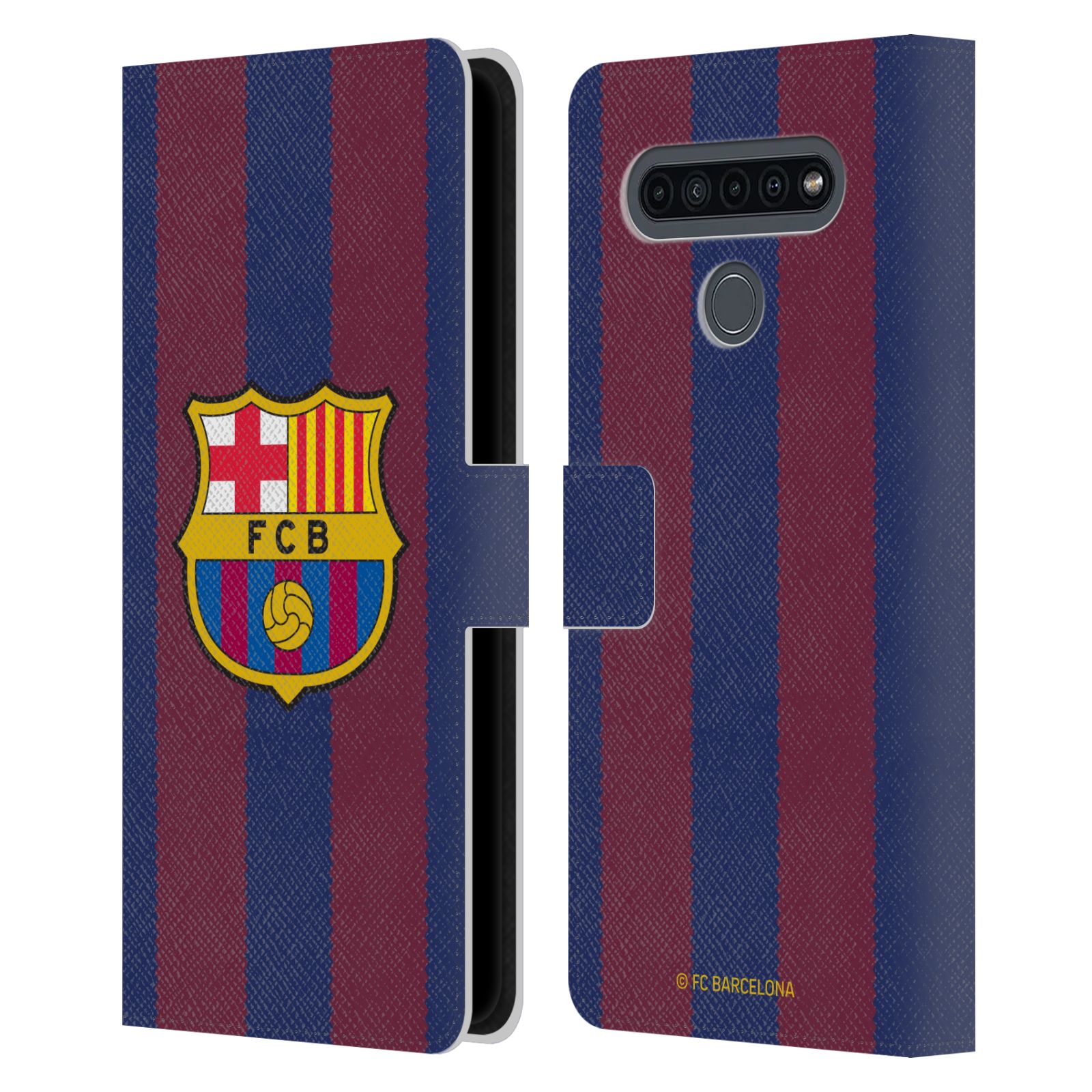 Pouzdro na mobil LG K41s  - HEAD CASE - FC Barcelona - Dres domácí 23/24