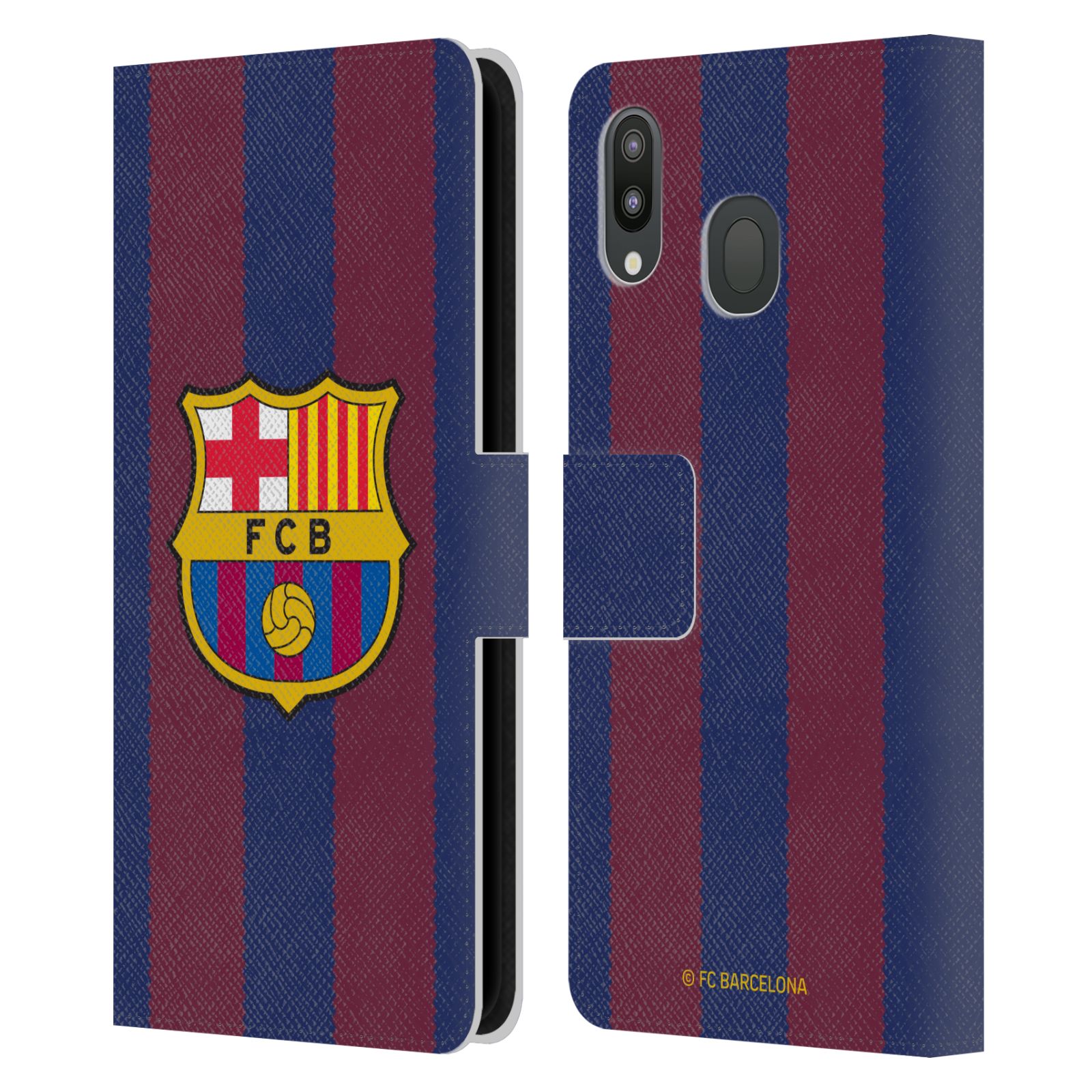 Pouzdro na mobil Samsung Galaxy M20 - HEAD CASE - FC Barcelona - Dres domácí 23/24