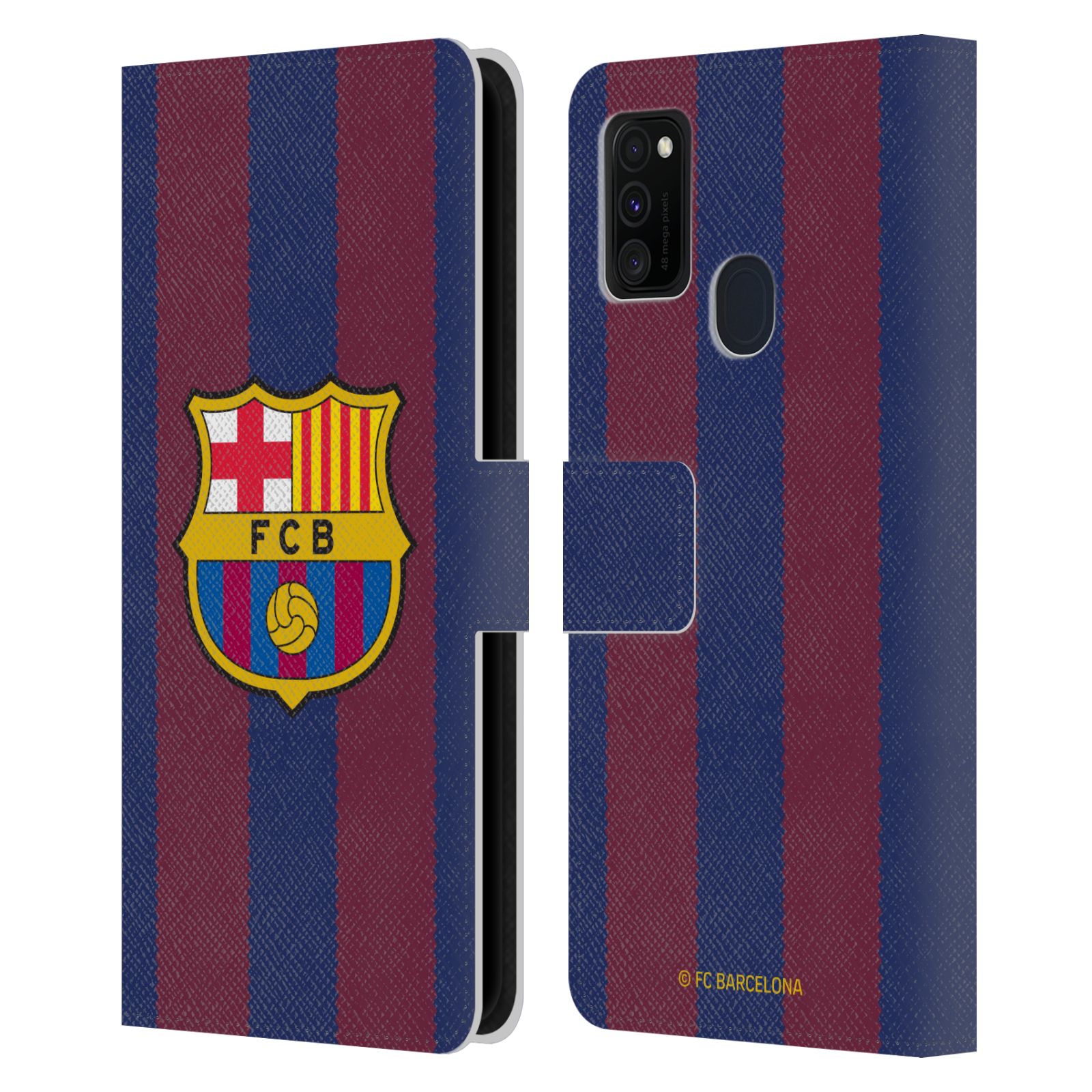 Pouzdro na mobil Samsung Galaxy M21 - HEAD CASE - FC Barcelona - Dres domácí 23/24