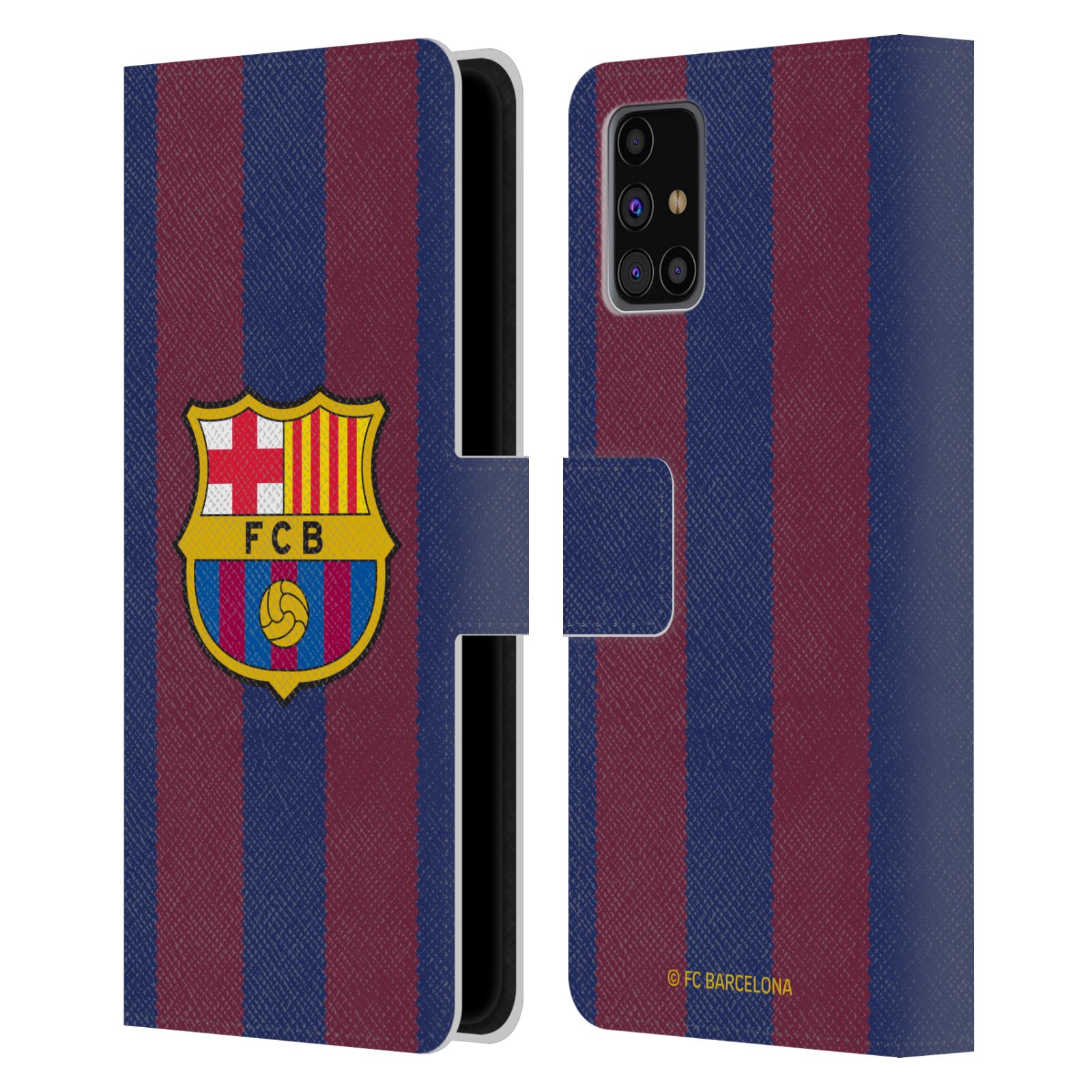 Pouzdro na mobil Samsung Galaxy M31s - HEAD CASE - FC Barcelona - Dres domácí 23/24