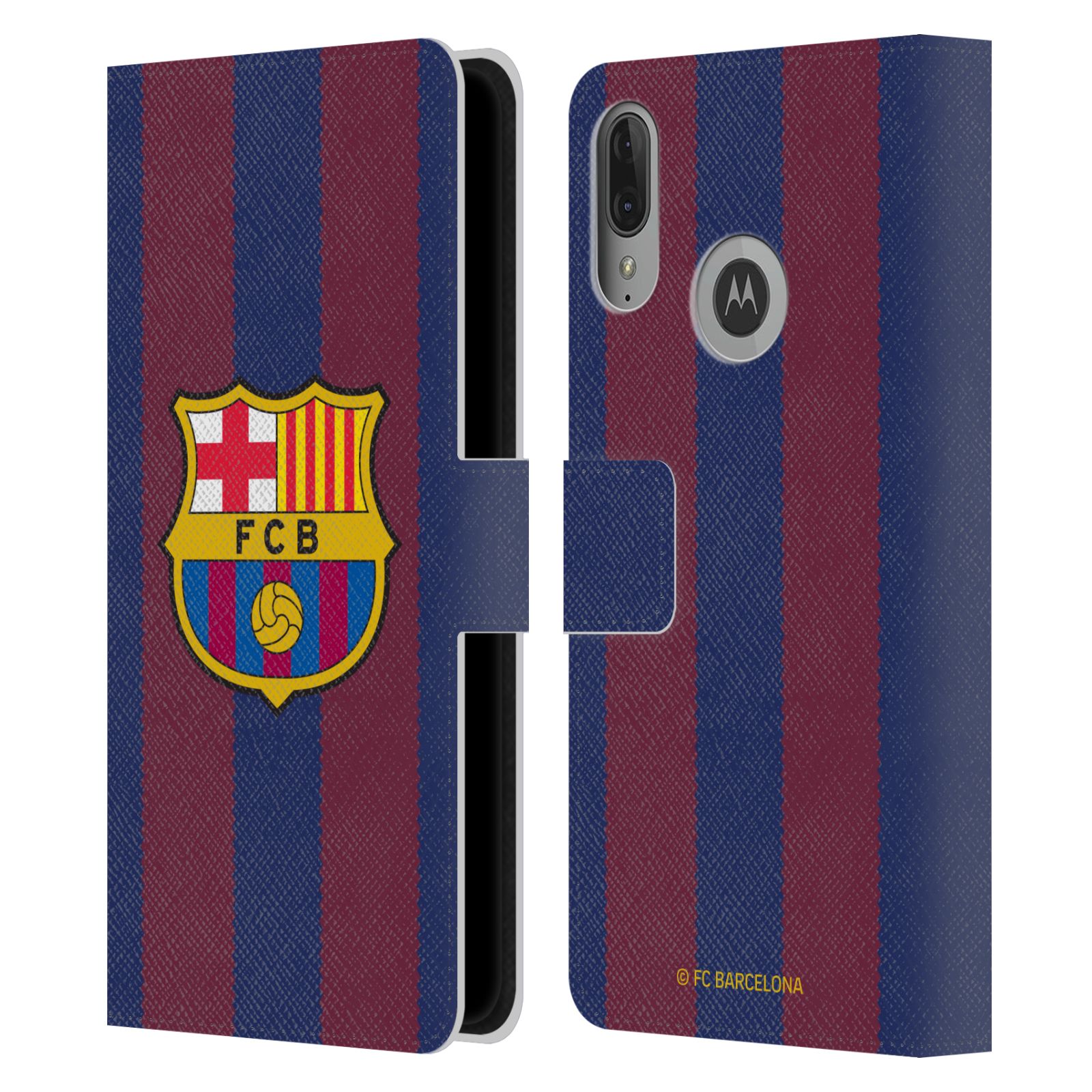 Pouzdro na mobil Motorola Moto E6 PLUS  - HEAD CASE - FC Barcelona - Dres domácí 23/24