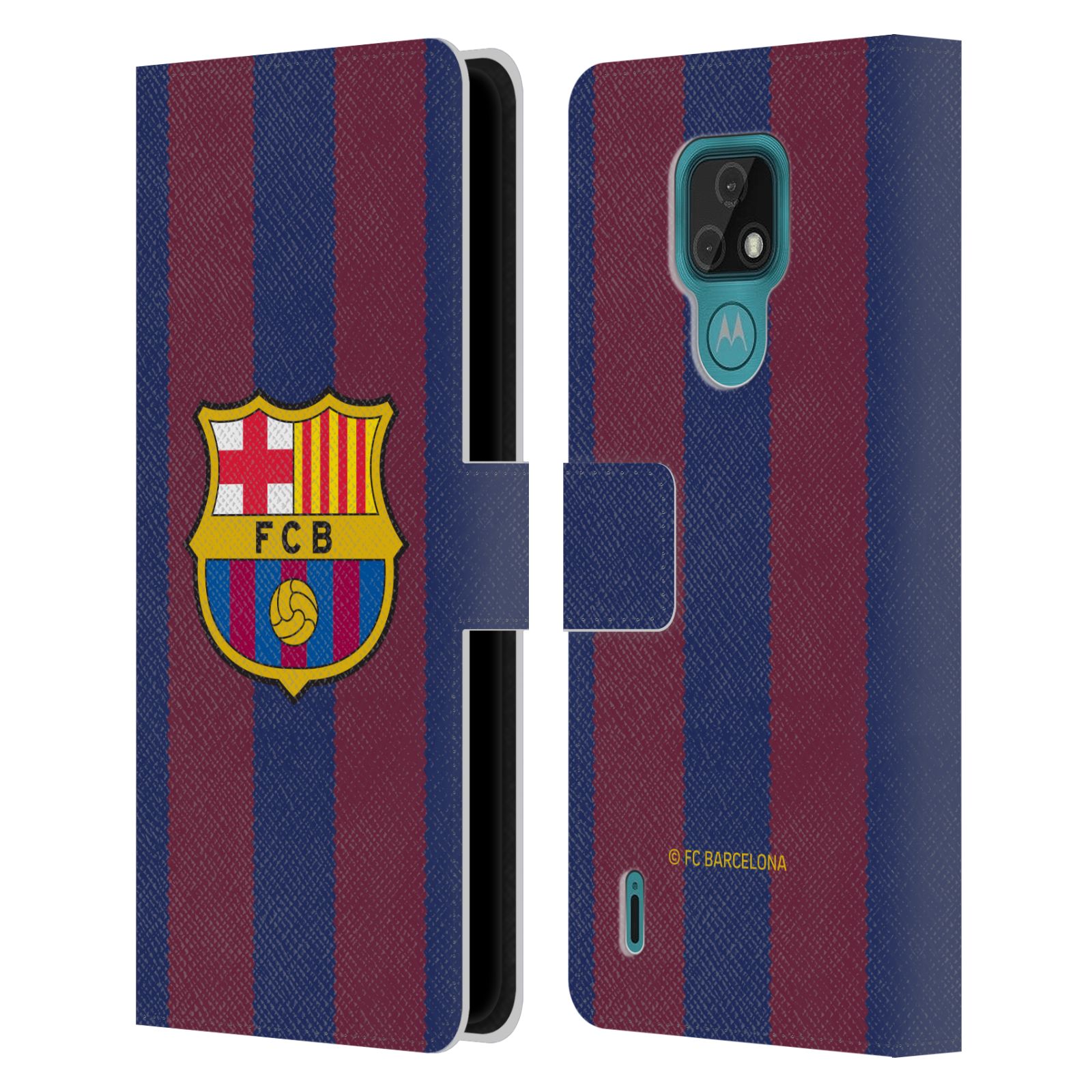 Pouzdro na mobil Motorola Moto E7 - HEAD CASE - FC Barcelona - Dres domácí 23/24