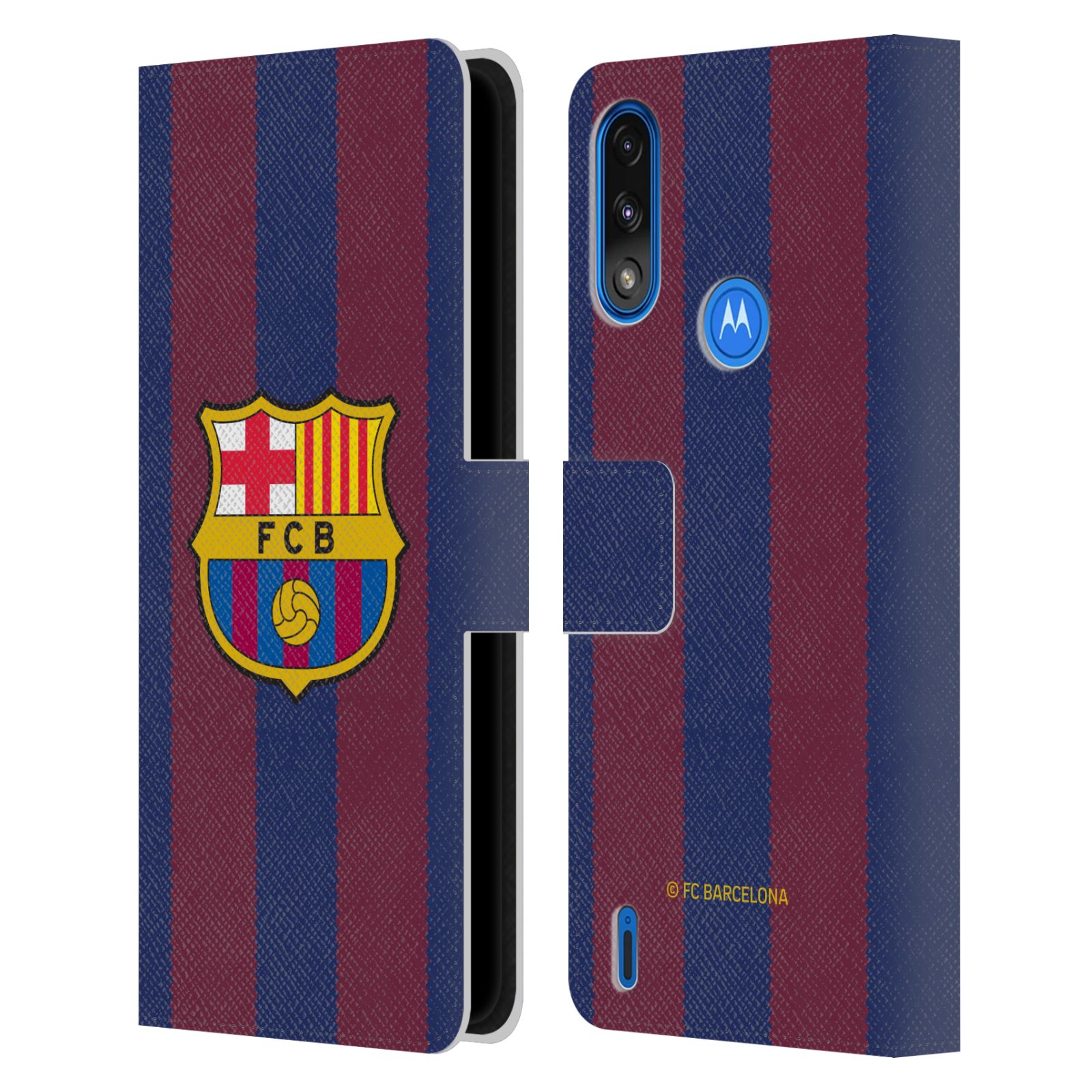 Pouzdro na mobil Motorola Moto E7 POWER - HEAD CASE - FC Barcelona - Dres domácí 23/24