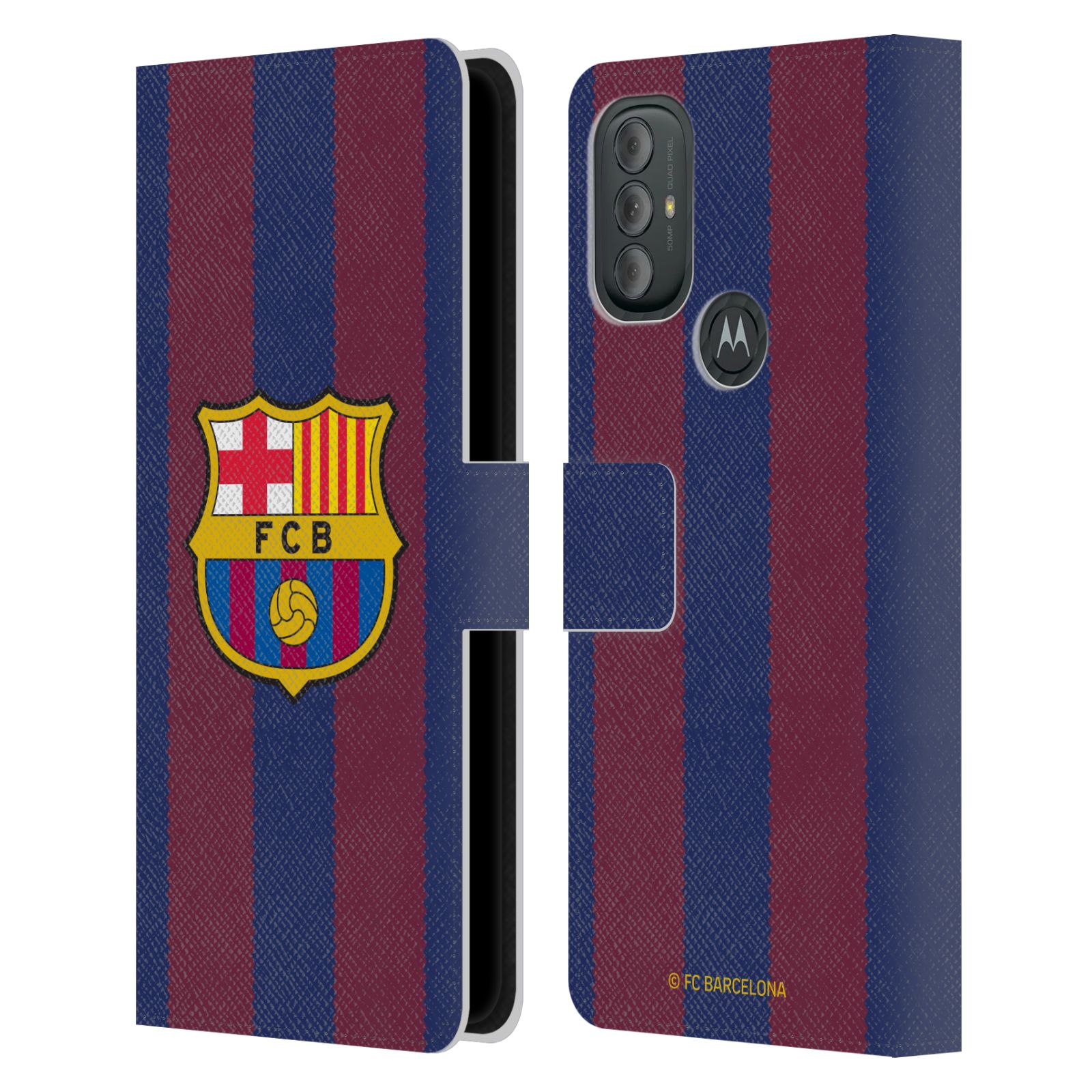 Pouzdro na mobil Motorola Moto G10 / G30 - HEAD CASE - FC Barcelona - Dres domácí 23/24
