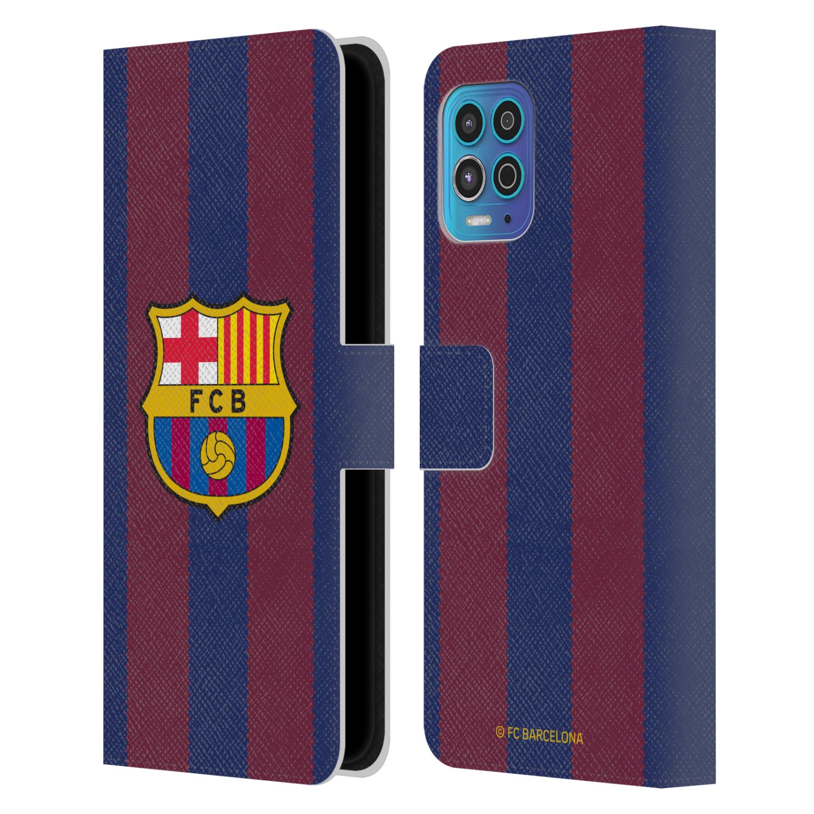 Pouzdro na mobil Motorola Moto G100 - HEAD CASE - FC Barcelona - Dres domácí 23/24
