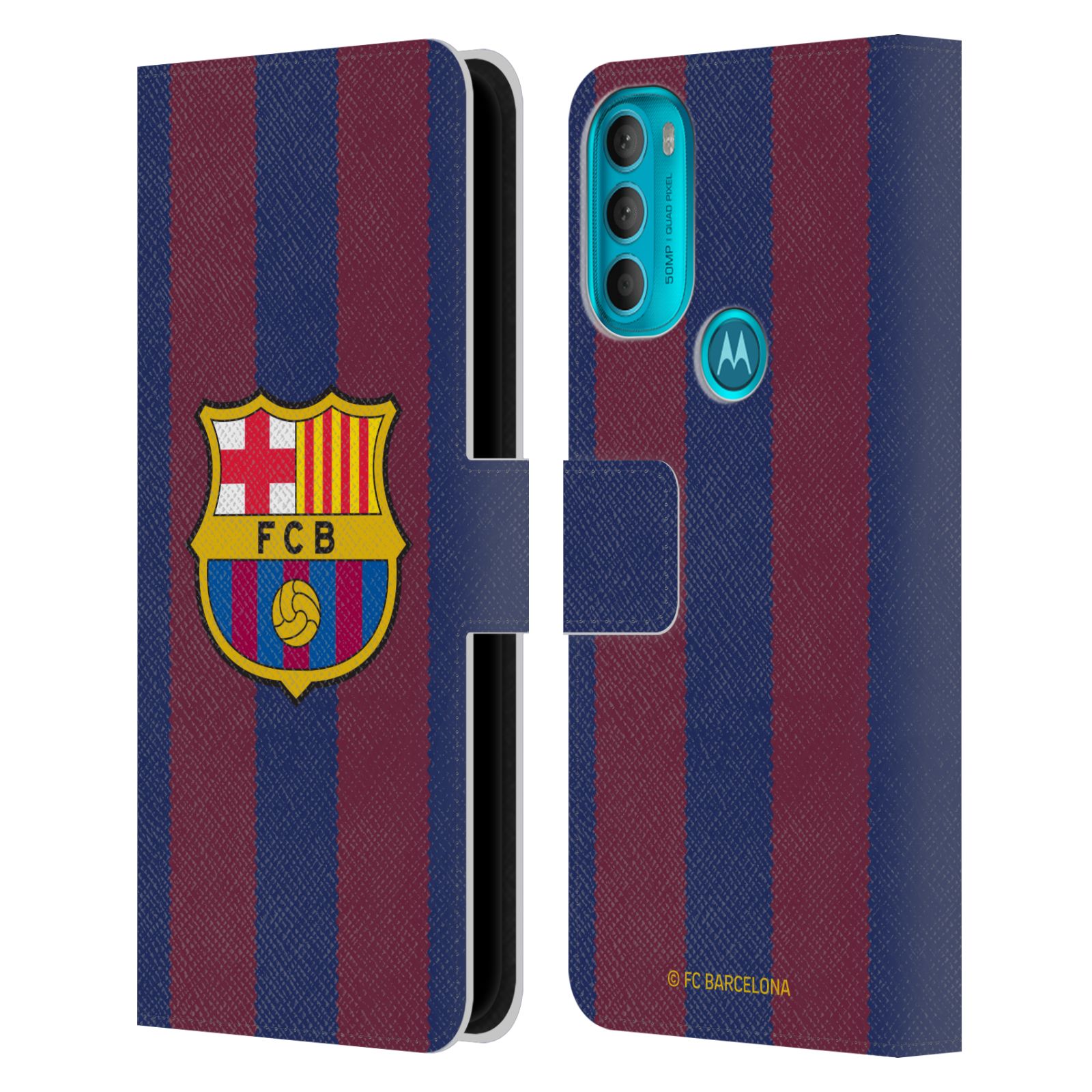 Pouzdro na mobil Motorola Moto G71 5G - HEAD CASE - FC Barcelona - Dres domácí 23/24
