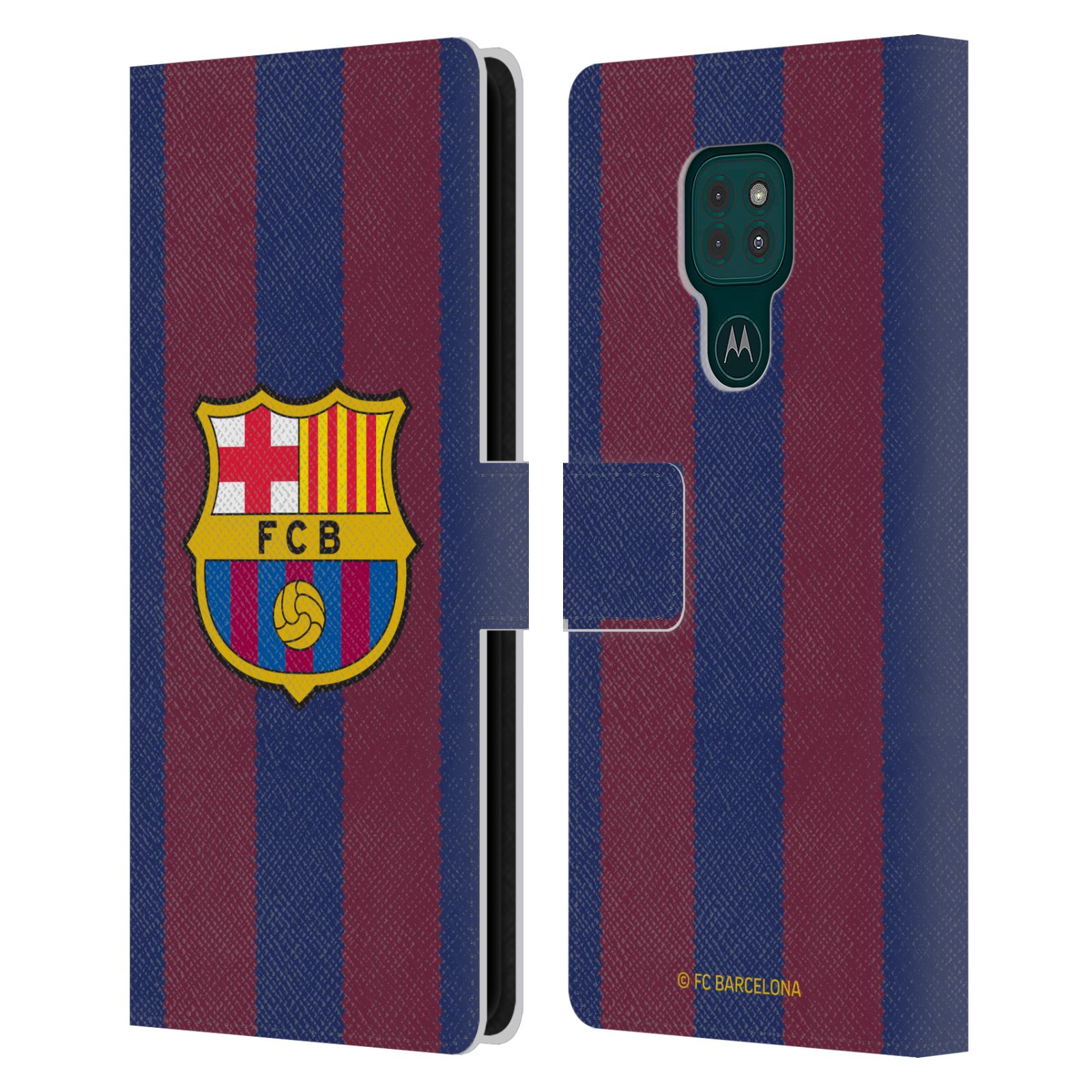 Pouzdro na mobil Motorola Moto G9 PLAY - HEAD CASE - FC Barcelona - Dres domácí 23/24