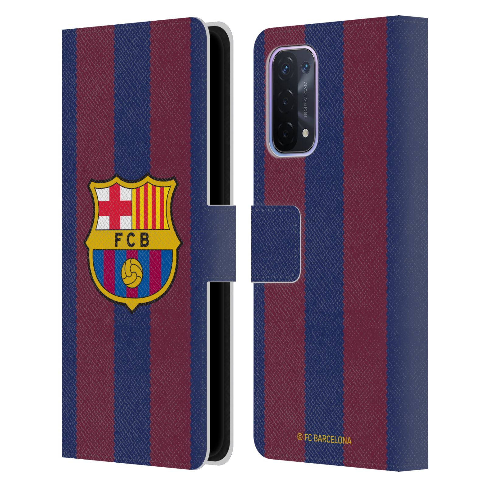 Pouzdro na mobil Oppo A54 5G - HEAD CASE - FC Barcelona - Dres domácí 23/24