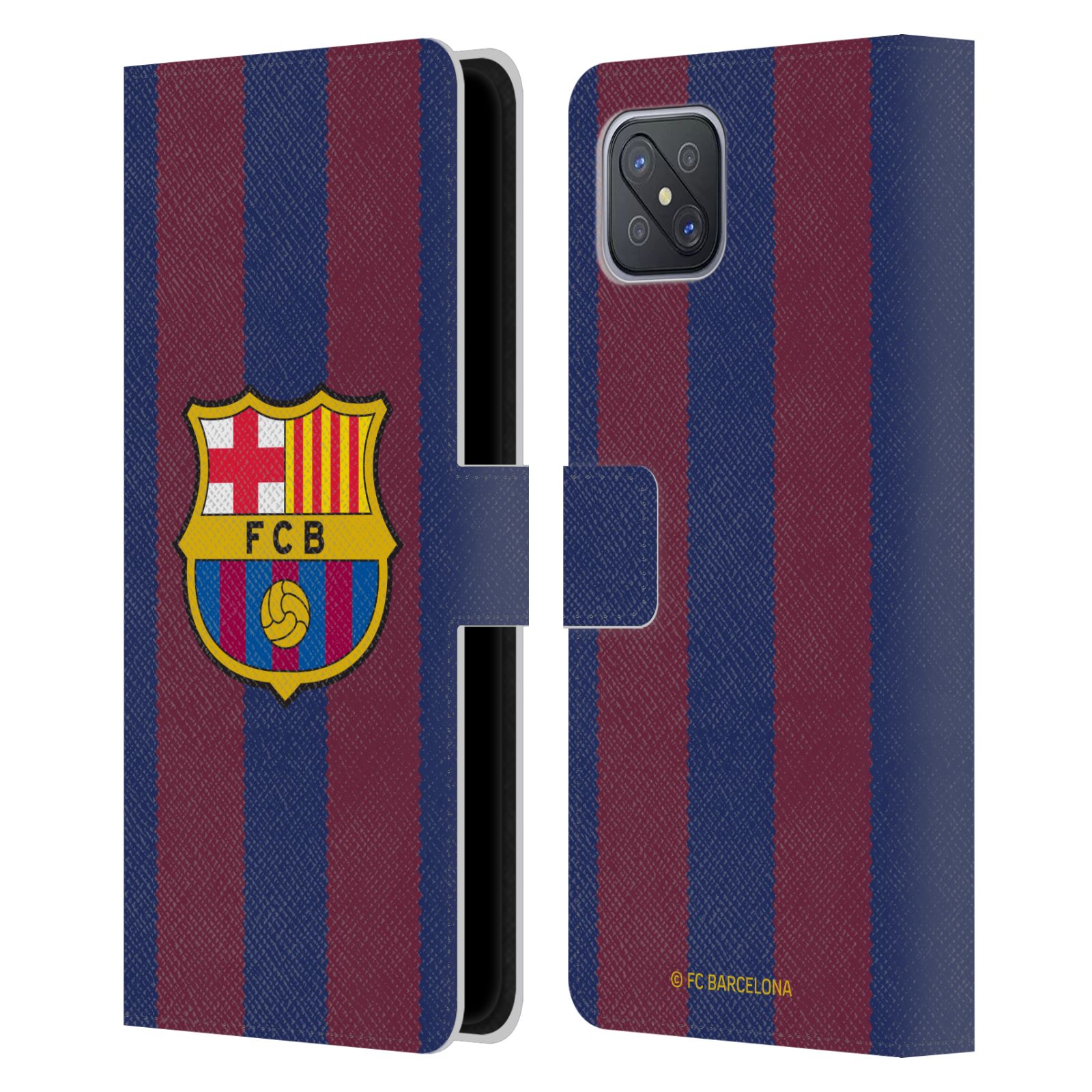 Pouzdro na mobil Oppo A92s - HEAD CASE - FC Barcelona - Dres domácí 23/24