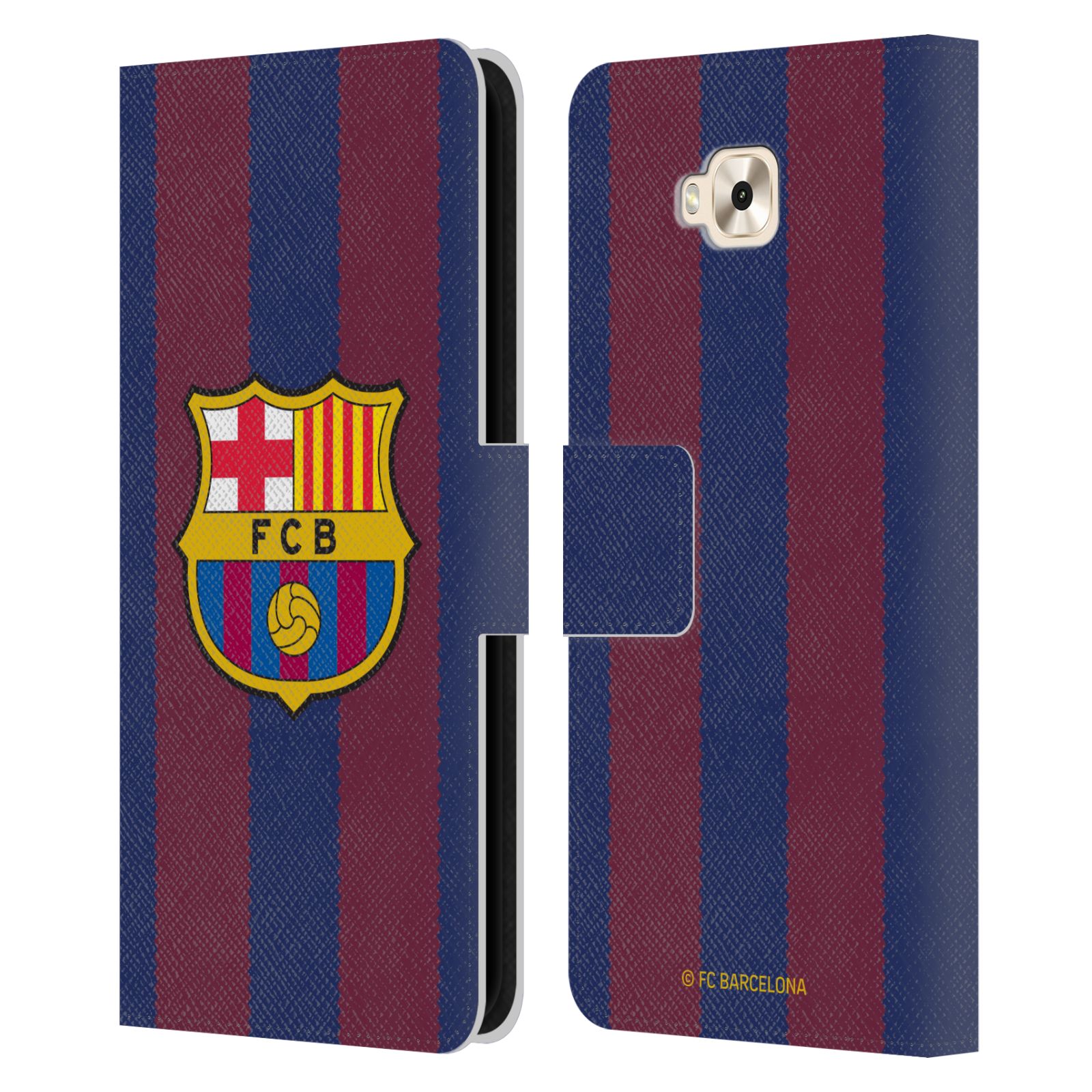 Pouzdro na mobil Asus Zenfone 4 Selfie ZD553KL  - HEAD CASE - FC Barcelona - Dres domácí 23/24