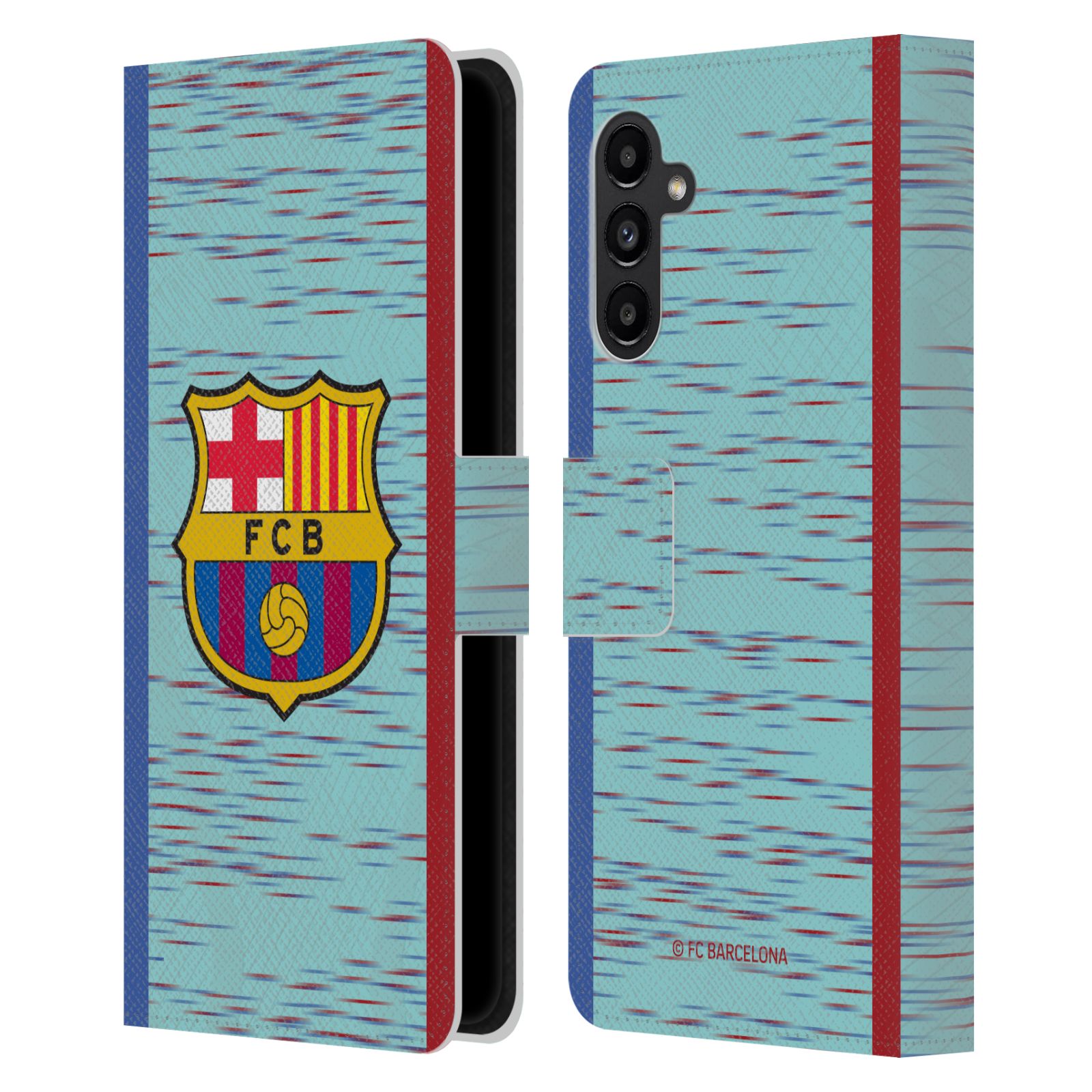 Pouzdro na mobil Samsung Galaxy A13 5G - HEAD CASE - FC Barcelona - Dres světle modrá logo 23/24