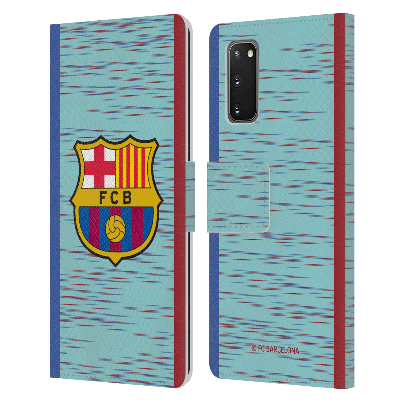 Pouzdro na mobil Samsung Galaxy S20 / S20 5G - HEAD CASE - FC Barcelona - Dres světle modrá logo 23/24