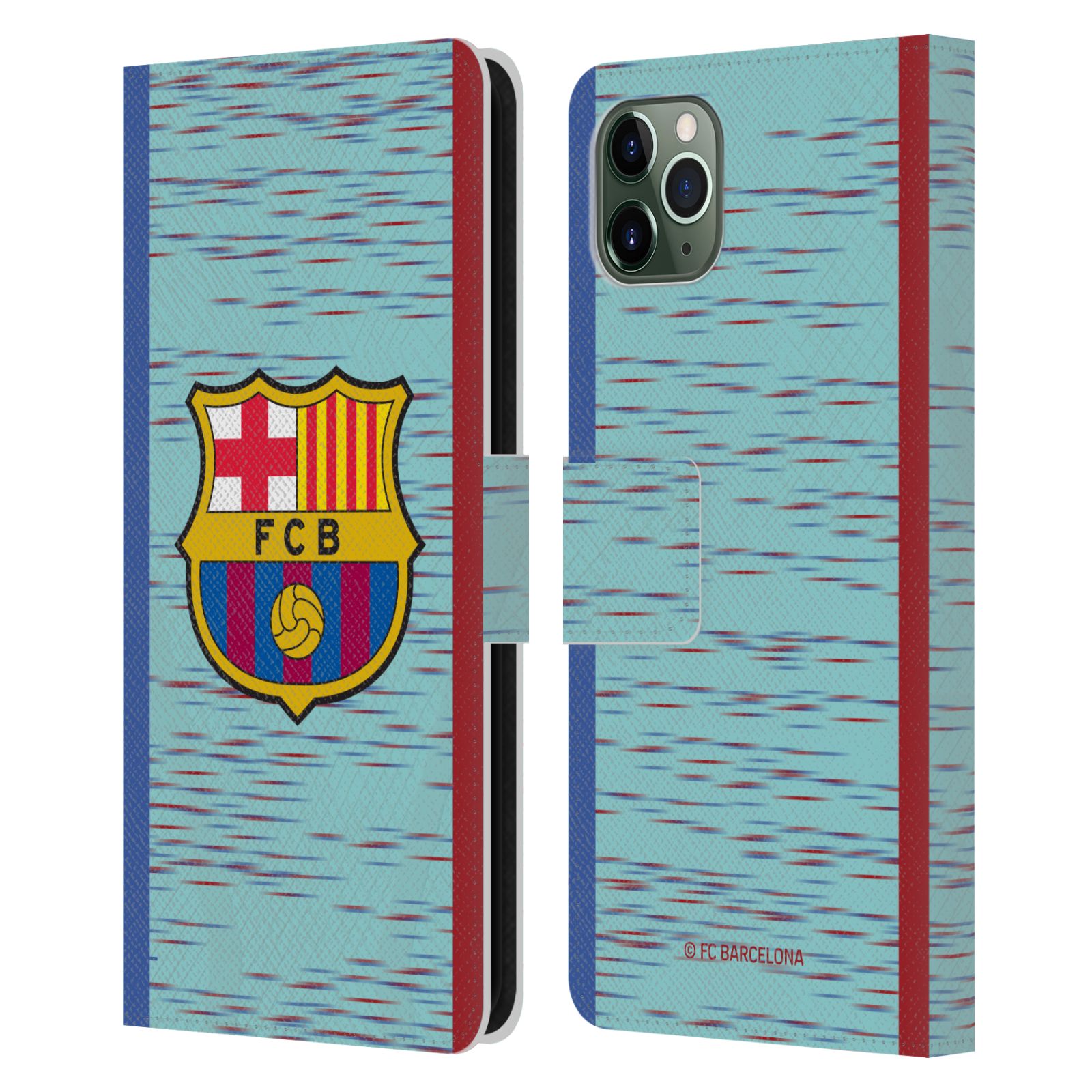Pouzdro na mobil Apple Iphone 11 Pro Max - HEAD CASE - FC Barcelona - Dres světle modrá logo 23/24