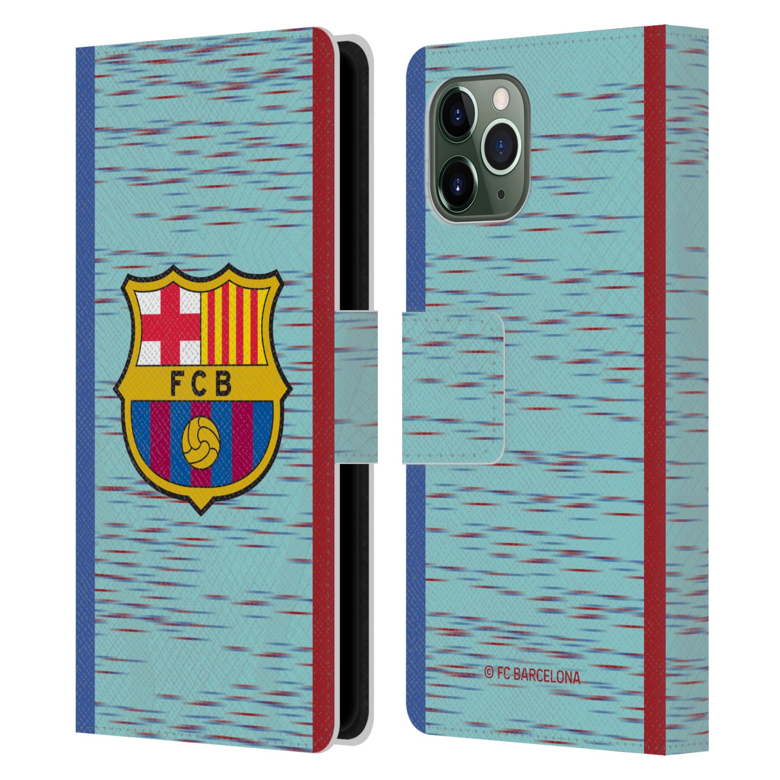 Pouzdro na mobil Apple Iphone 11 Pro - HEAD CASE - FC Barcelona - Dres světle modrá logo 23/24