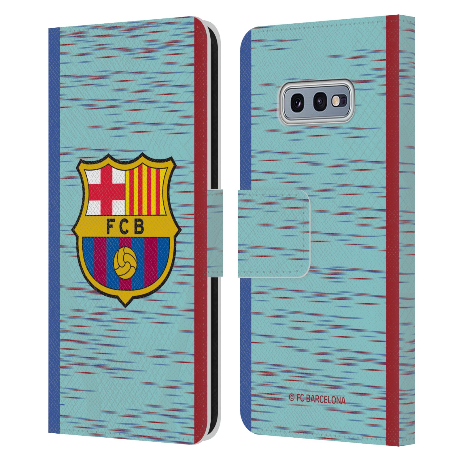 Pouzdro na mobil Samsung Galaxy S10e  - HEAD CASE - FC Barcelona - Dres světle modrá logo 23/24