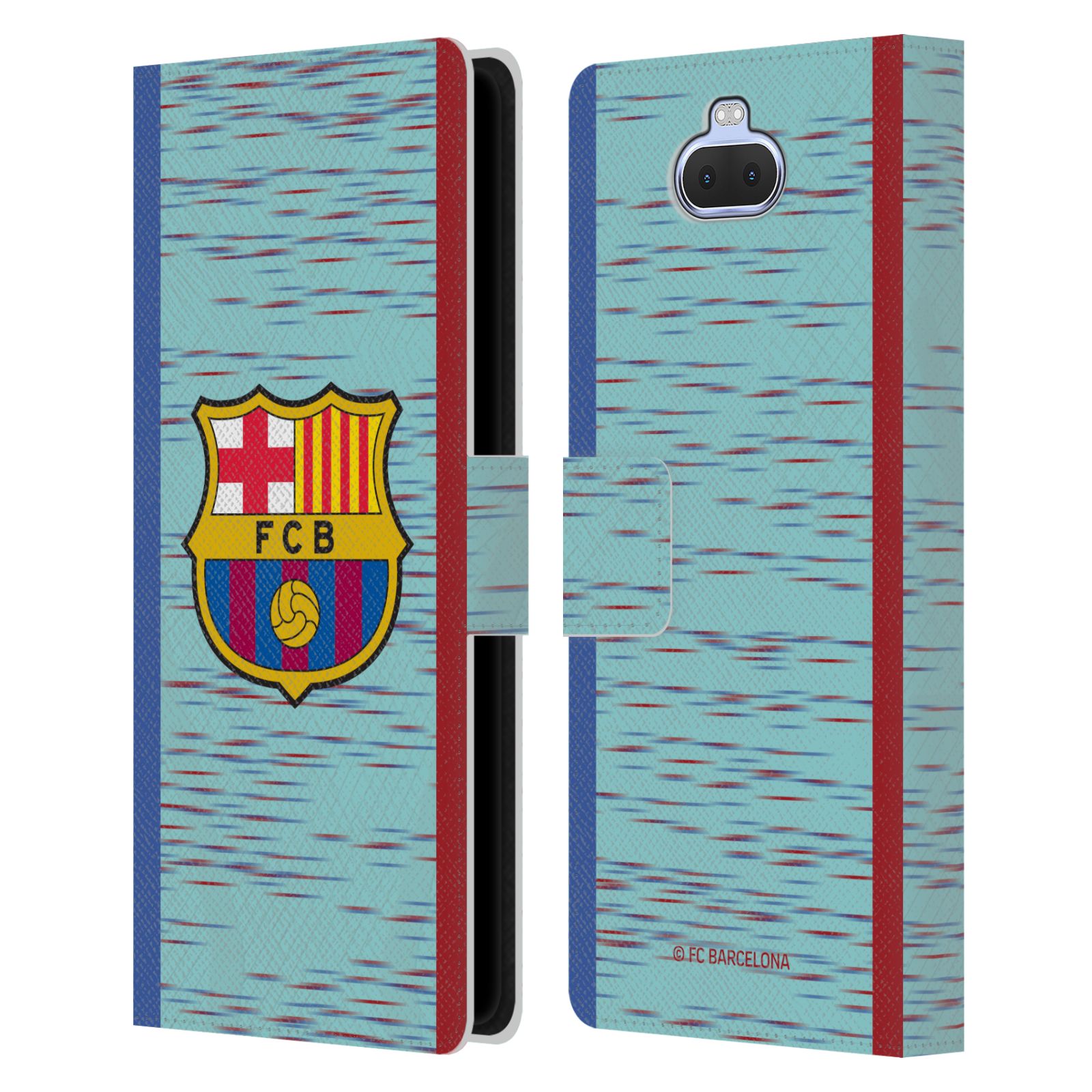 Pouzdro na mobil Sony Xperia 10 PLUS  - HEAD CASE - FC Barcelona - Dres světle modrá logo 23/24
