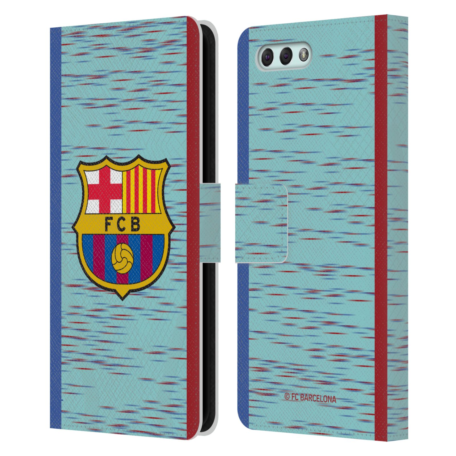 Pouzdro na mobil Asus Zenfone 4 ZE554KL  - HEAD CASE - FC Barcelona - Dres světle modrá logo 23/24