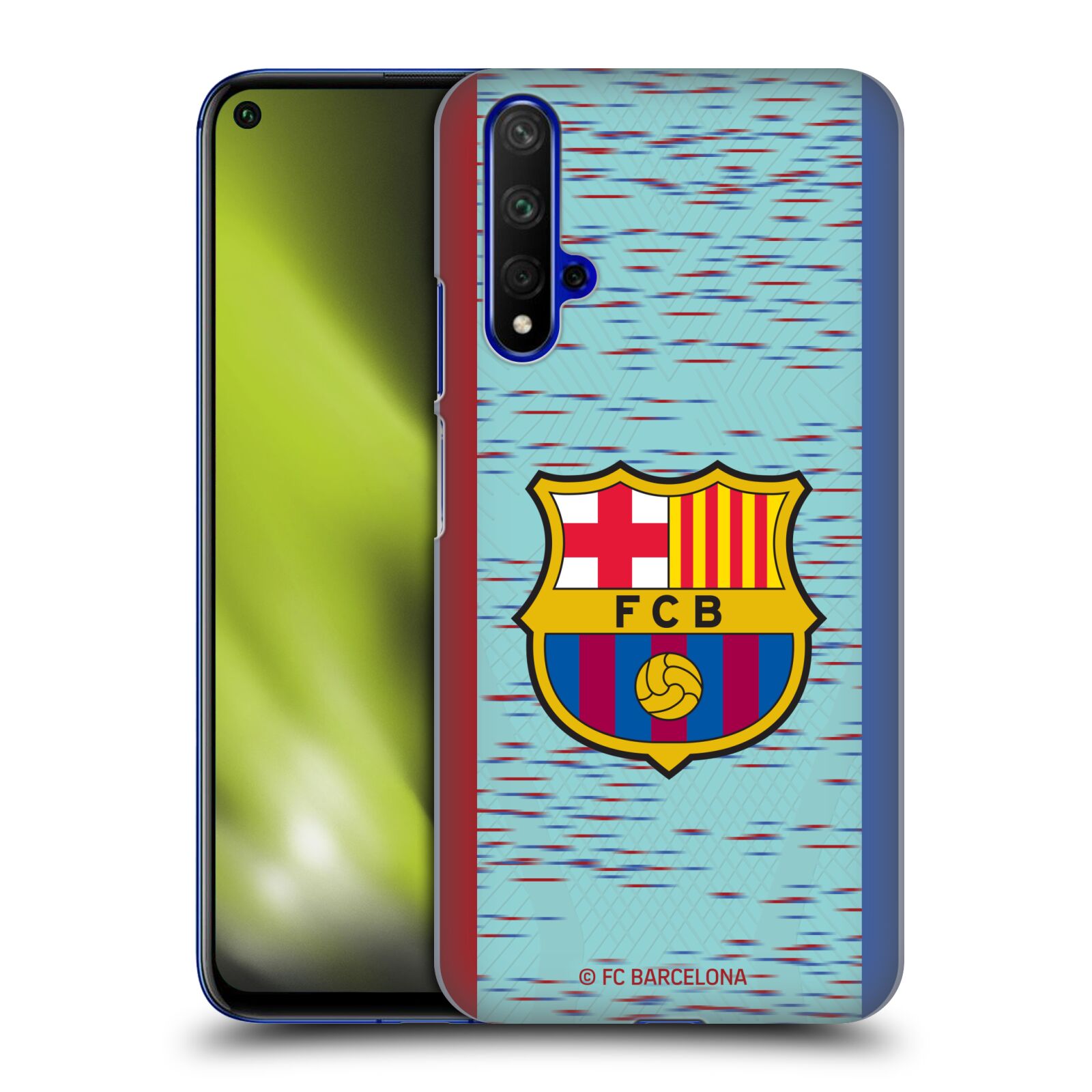 Obal na mobil HONOR 20 - HEAD CASE - FC BARCELONA - Modrý dres znak