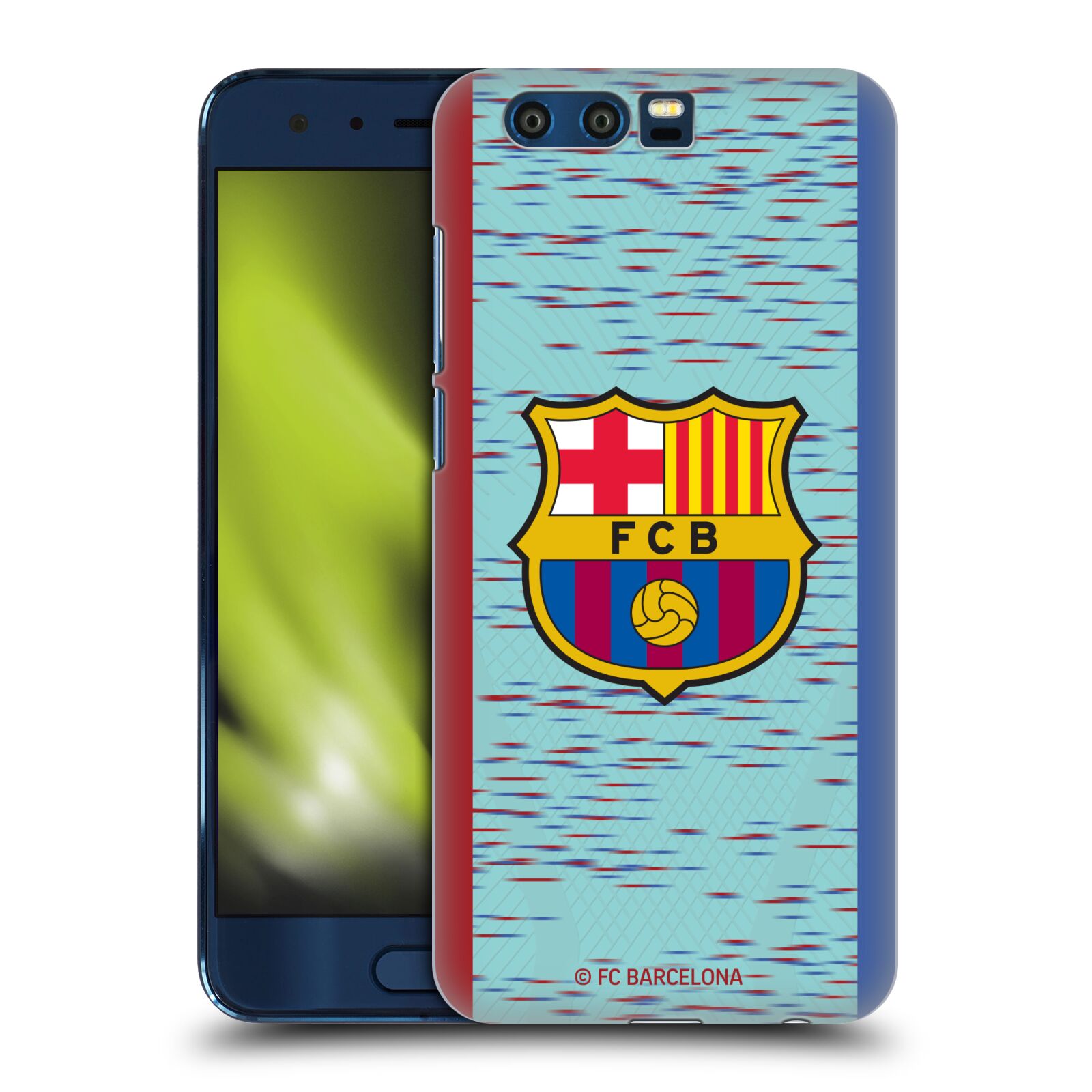 Obal na mobil HONOR 9 - HEAD CASE - FC BARCELONA - Modrý dres znak