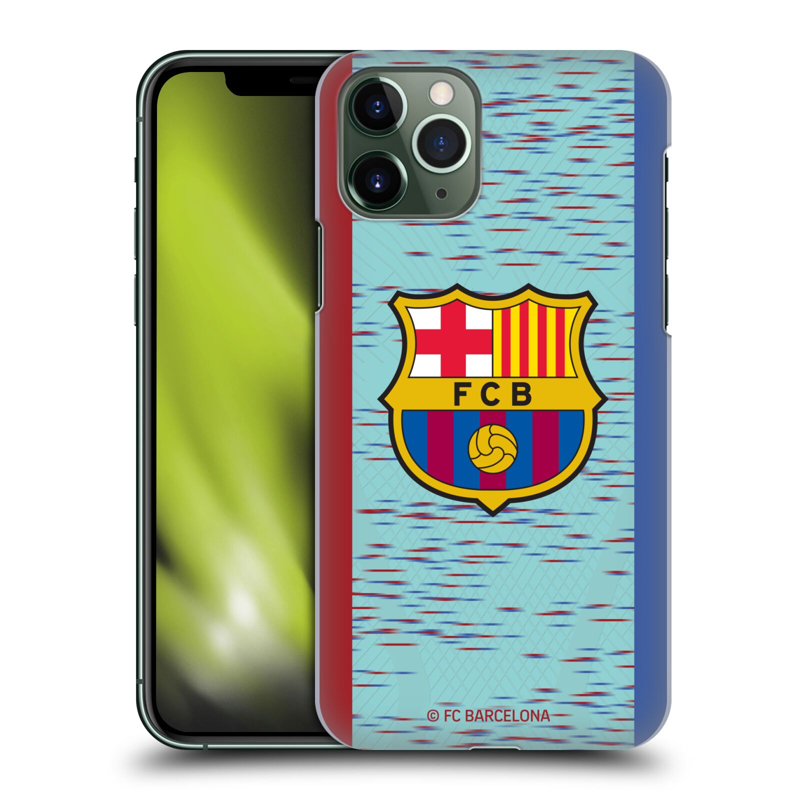 Obal na mobil Apple Iphone 11 PRO - HEAD CASE - FC BARCELONA - Modrý dres znak