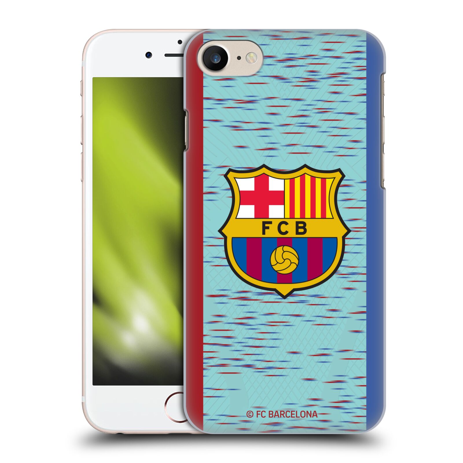 Obal na mobil Apple Iphone 7/8 - HEAD CASE - FC BARCELONA - Modrý dres znak