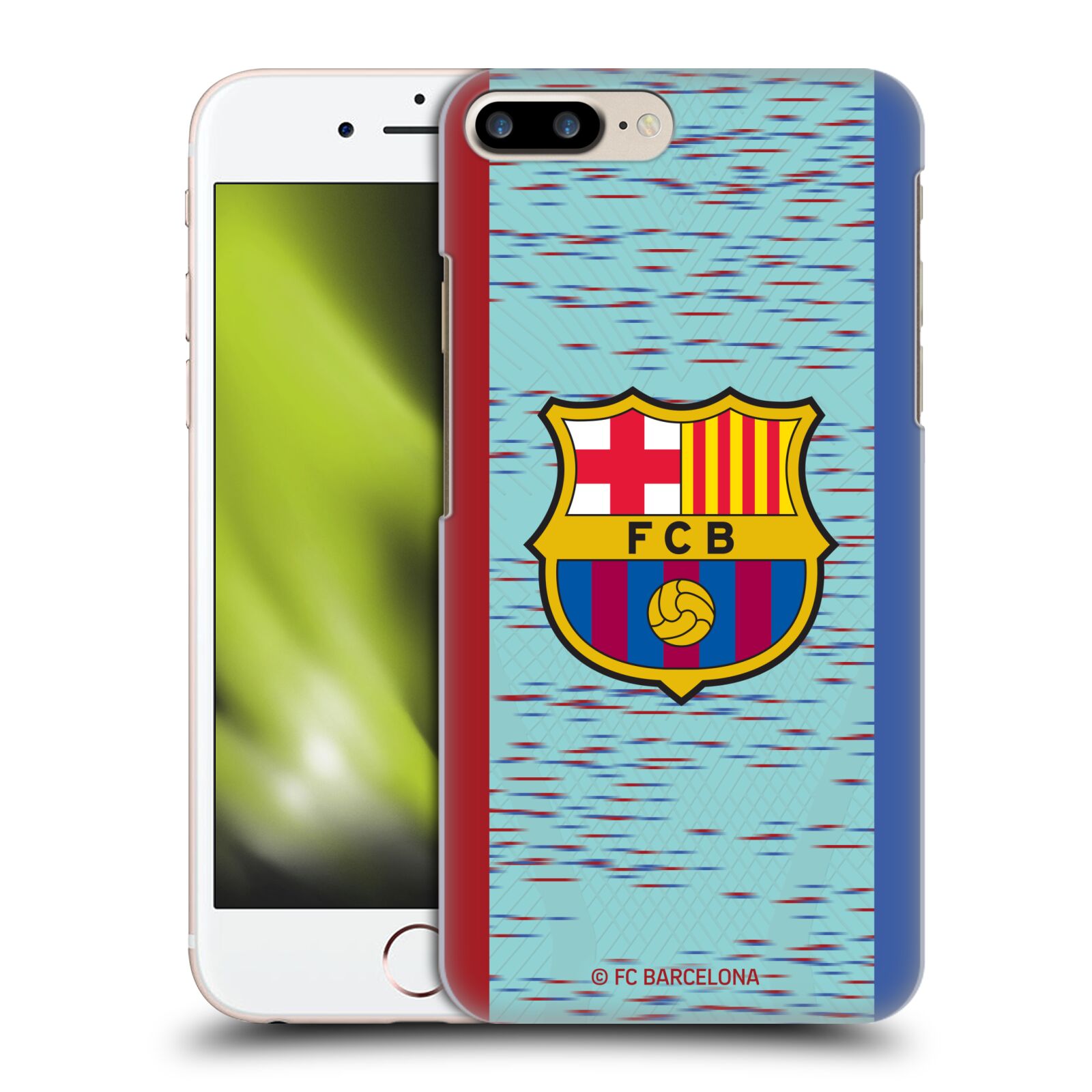 Obal na mobil Apple Iphone 7/8 PLUS - HEAD CASE - FC BARCELONA - Modrý dres znak