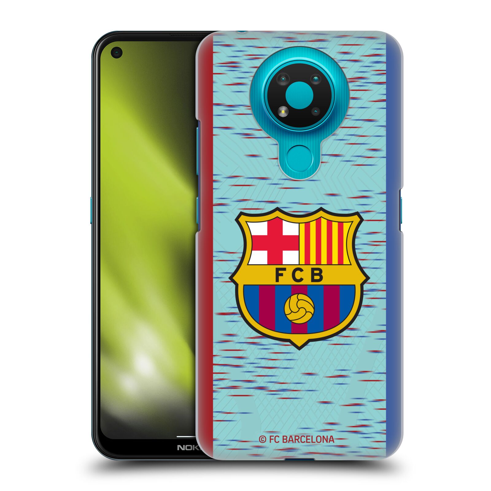 Obal na mobil Nokia 3.4 - HEAD CASE - FC BARCELONA - Modrý dres znak