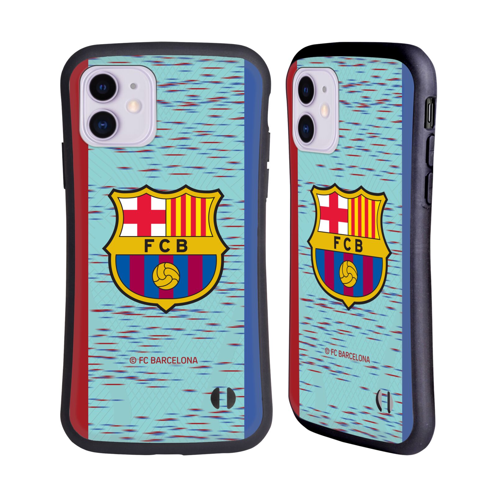 Odolný zadní obal pro mobil Apple Iphone 11 - HEAD CASE - FC Barcelona - modrý dres 23/24