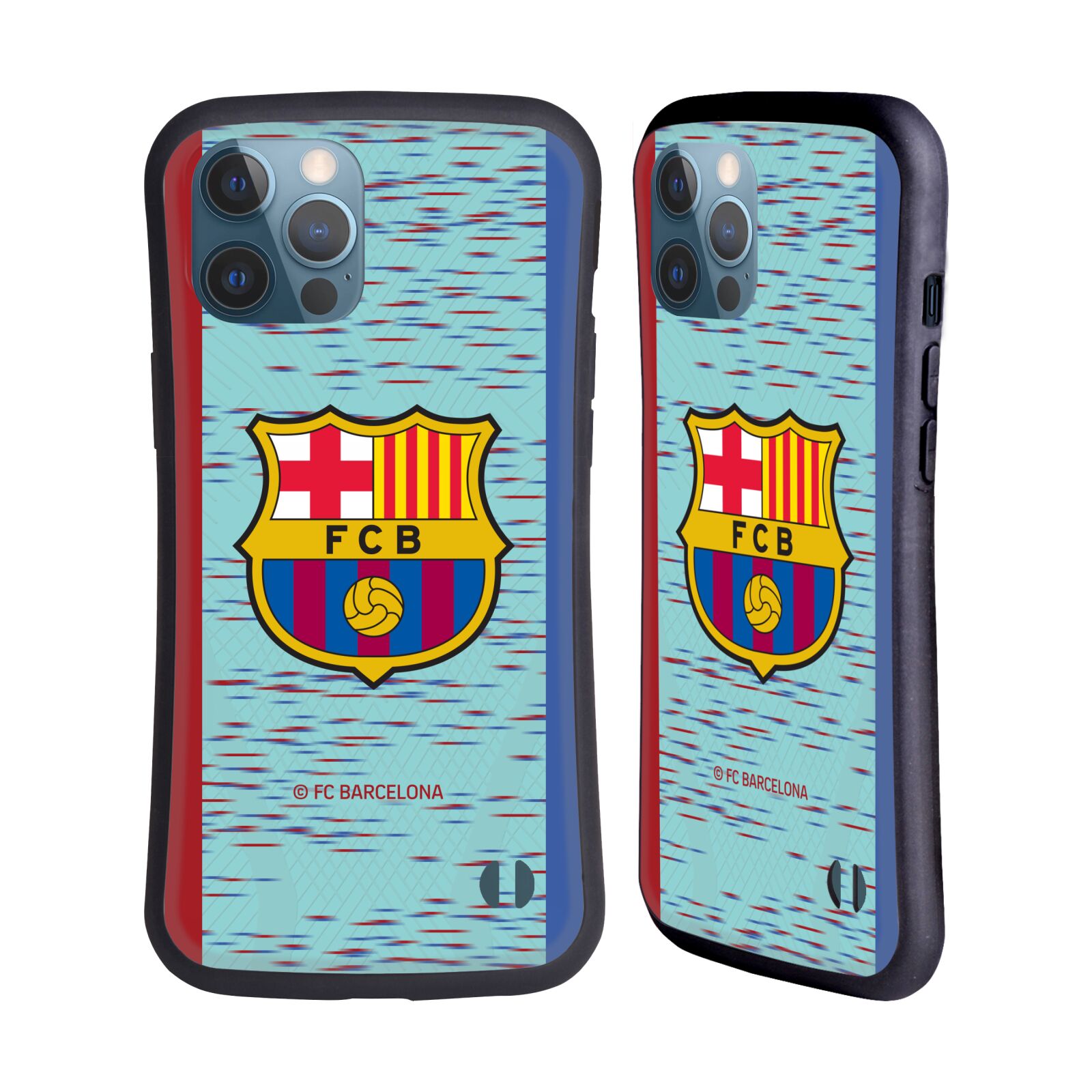 Odolný zadní obal pro mobil Apple iPhone 12 PRO MAX - HEAD CASE - FC Barcelona - modrý dres 23/24