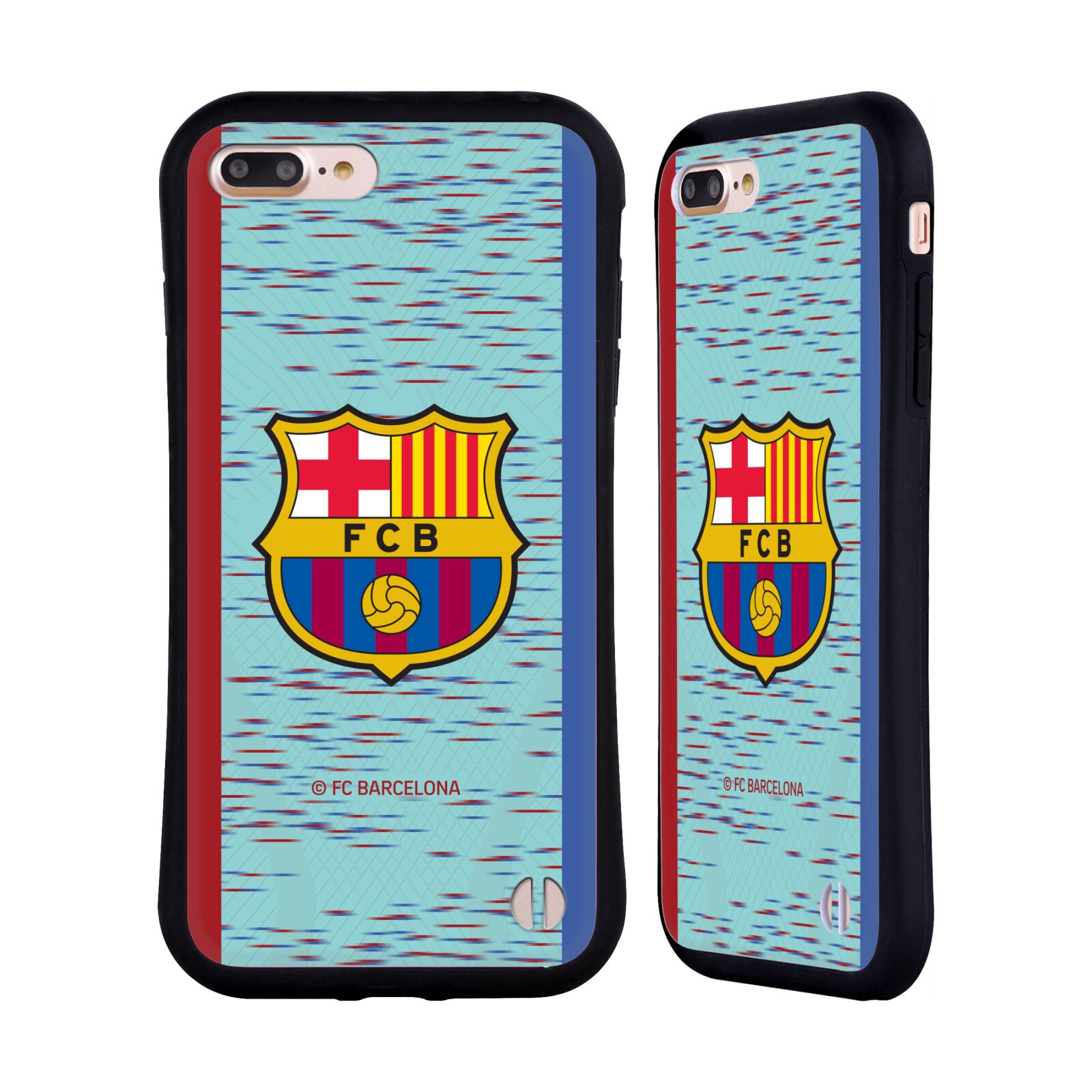 Odolný zadní obal pro mobil Apple Iphone 7+ /  8+ - HEAD CASE - FC Barcelona - modrý dres 23/24