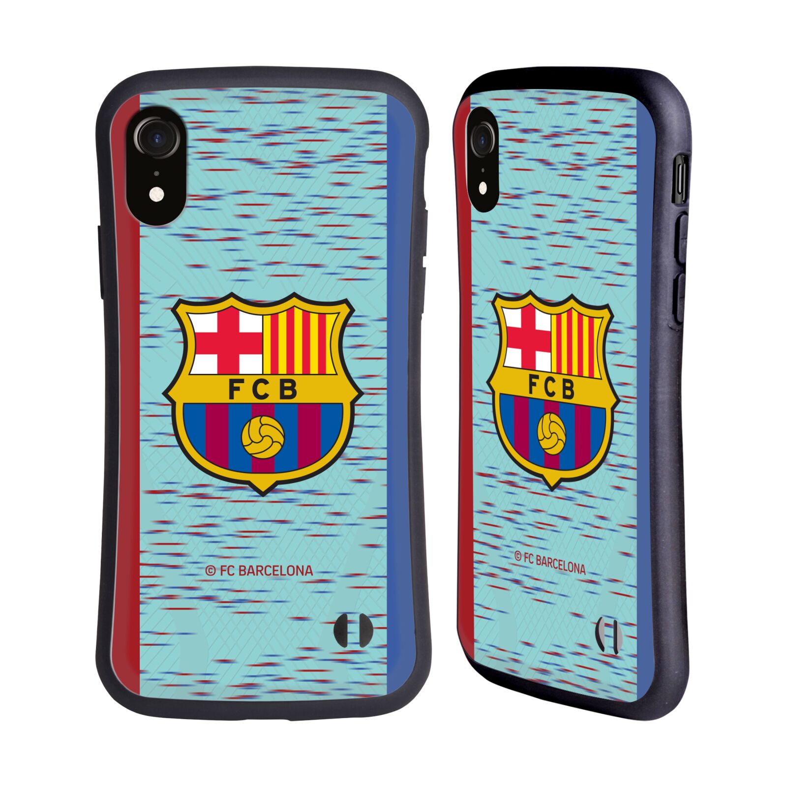 Odolný zadní obal pro mobil Apple Iphone XR - HEAD CASE - FC Barcelona - modrý dres 23/24