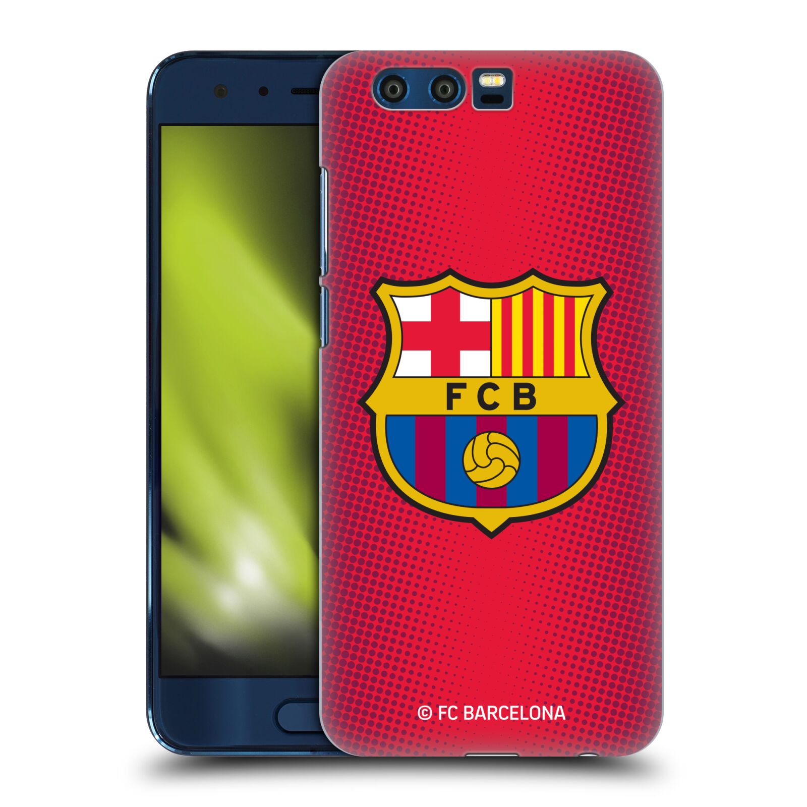 Obal na mobil HONOR 9 - HEAD CASE - FC BARCELONA - Velký znak červená a modrá