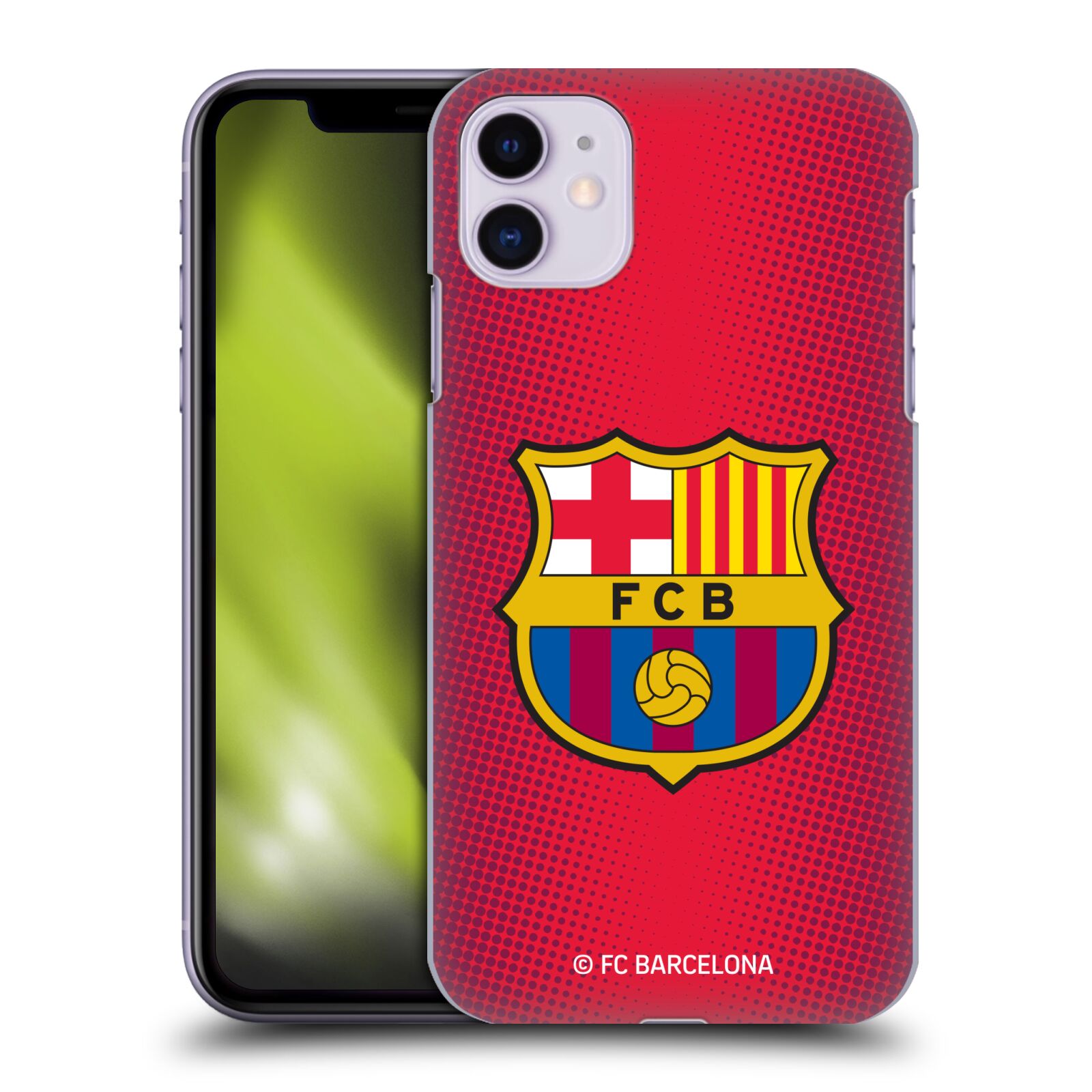 Obal na mobil Apple Iphone 11 - HEAD CASE - FC BARCELONA - Velký znak červená a modrá