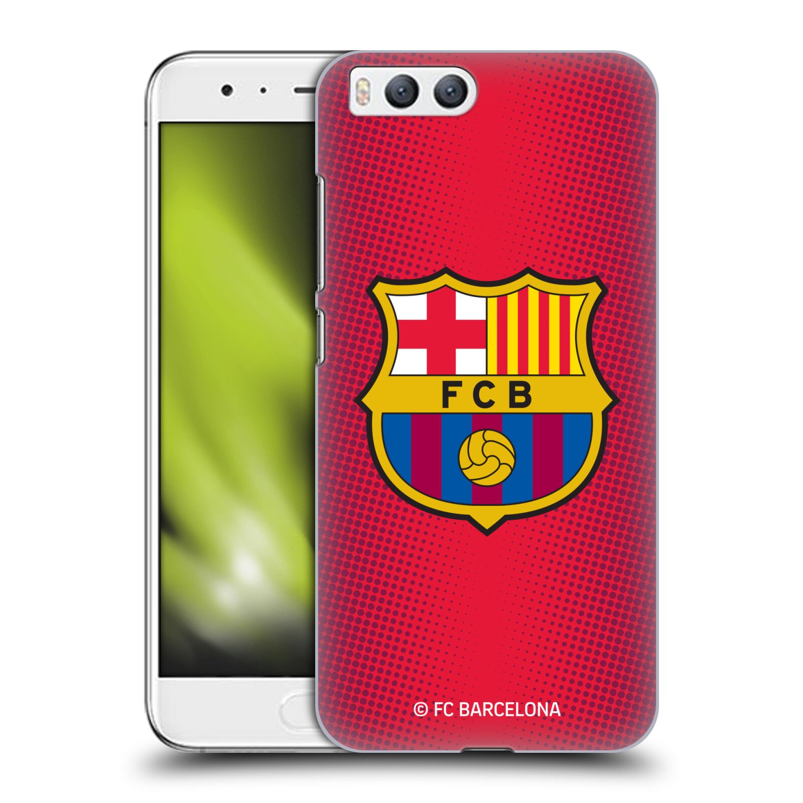 Obal na mobil Xiaomi MI6 - HEAD CASE - FC BARCELONA - Velký znak červená a modrá