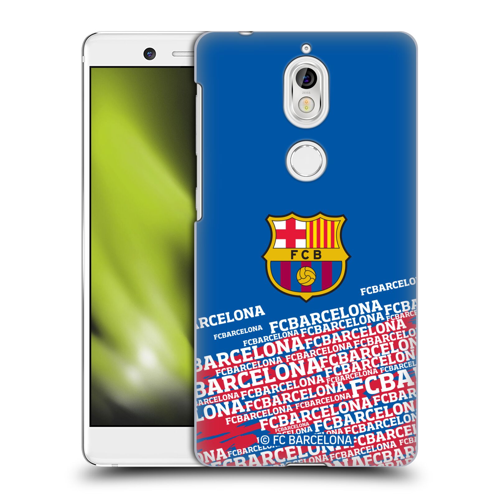 Obal na mobil Nokia 7 - HEAD CASE - FC BARCELONA - Velké logo nadpisy