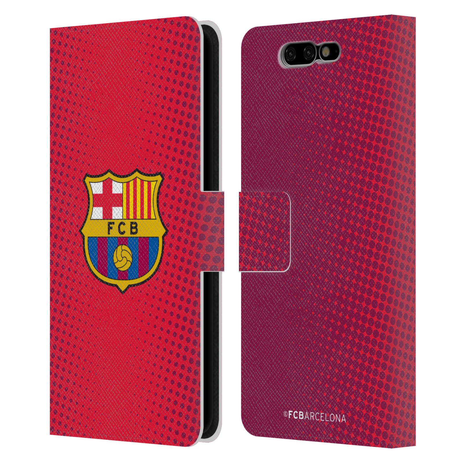 Pouzdro na mobil Xiaomi Black Shark  - HEAD CASE - FC Barcelona - Tečky červená