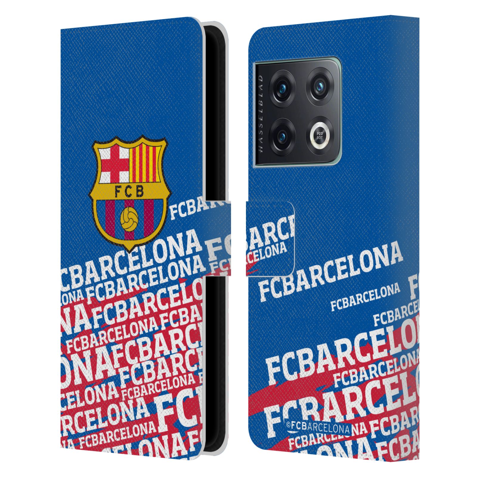 Pouzdro na mobil OnePlus 10 PRO - HEAD CASE - FC Barcelona - Logo název
