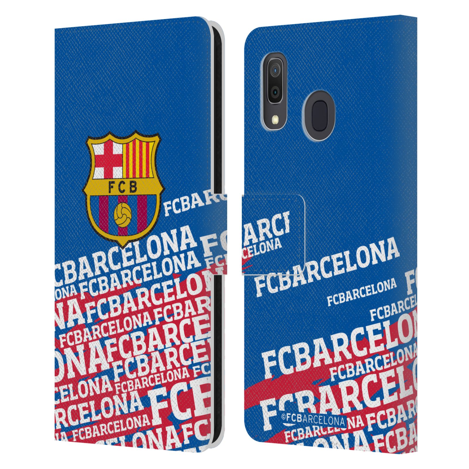 Pouzdro na mobil Samsung Galaxy A33 5G - HEAD CASE - FC Barcelona - Logo název