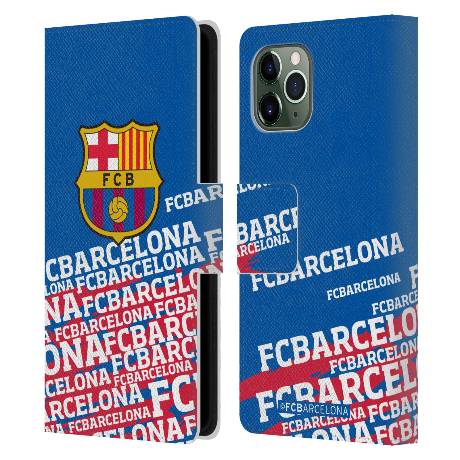 Pouzdro na mobil Apple Iphone 11 Pro - HEAD CASE - FC Barcelona - Logo název