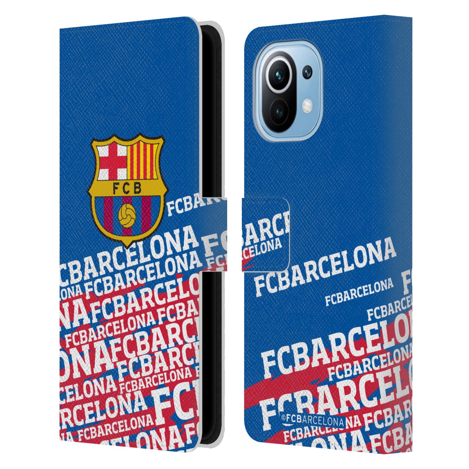 Pouzdro na mobil Xiaomi Mi 11 - HEAD CASE - FC Barcelona - Logo název