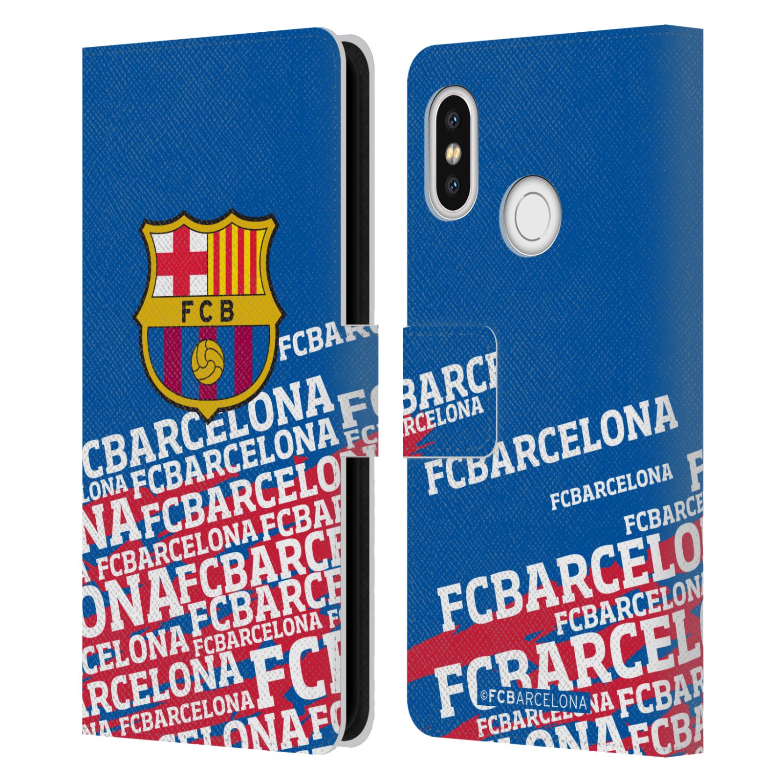 Pouzdro na mobil Xiaomi Mi 8  - HEAD CASE - FC Barcelona - Logo název