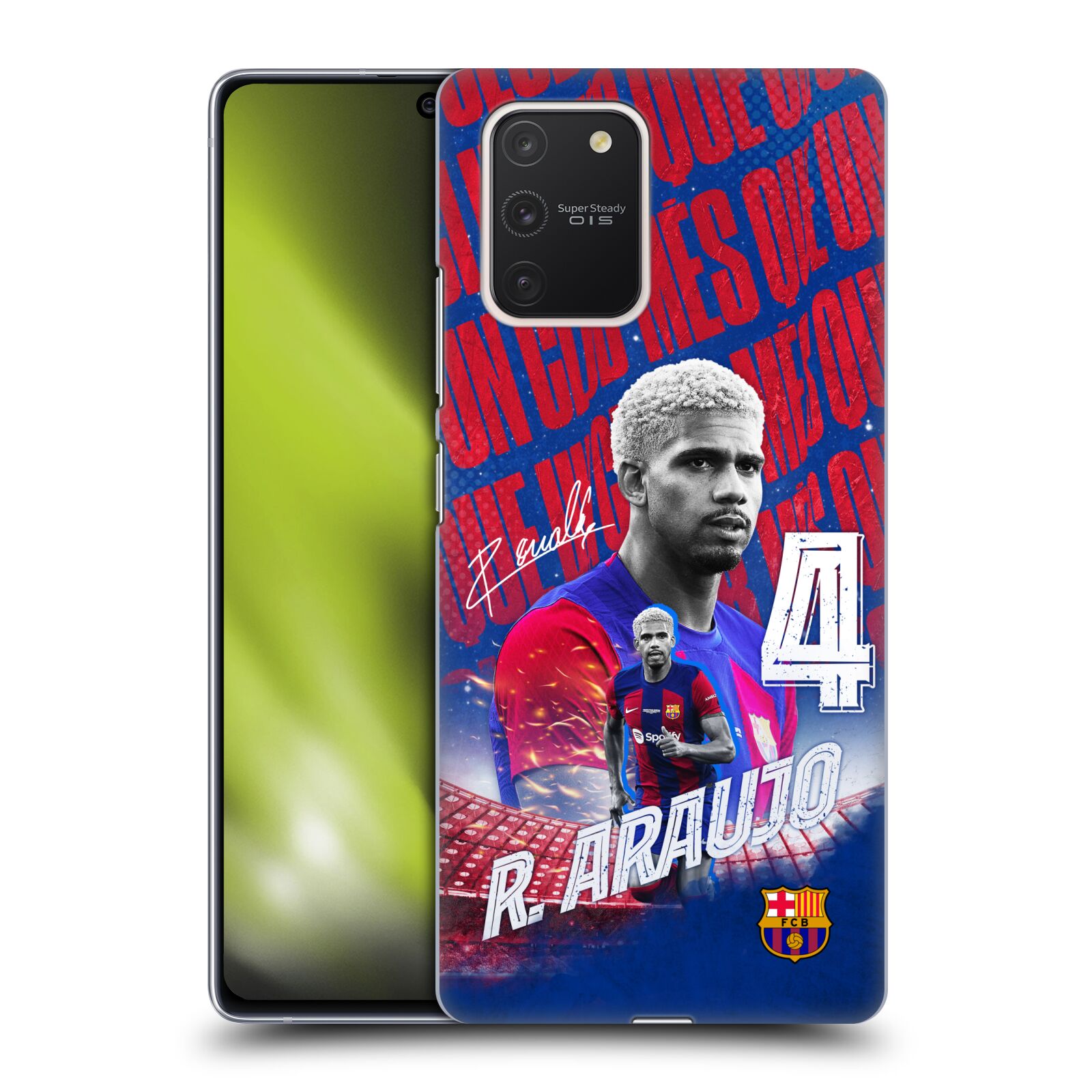 Obal na mobil Samsung Galaxy S10 LITE - HEAD CASE - FC BARCELONA - Ronald Araújo